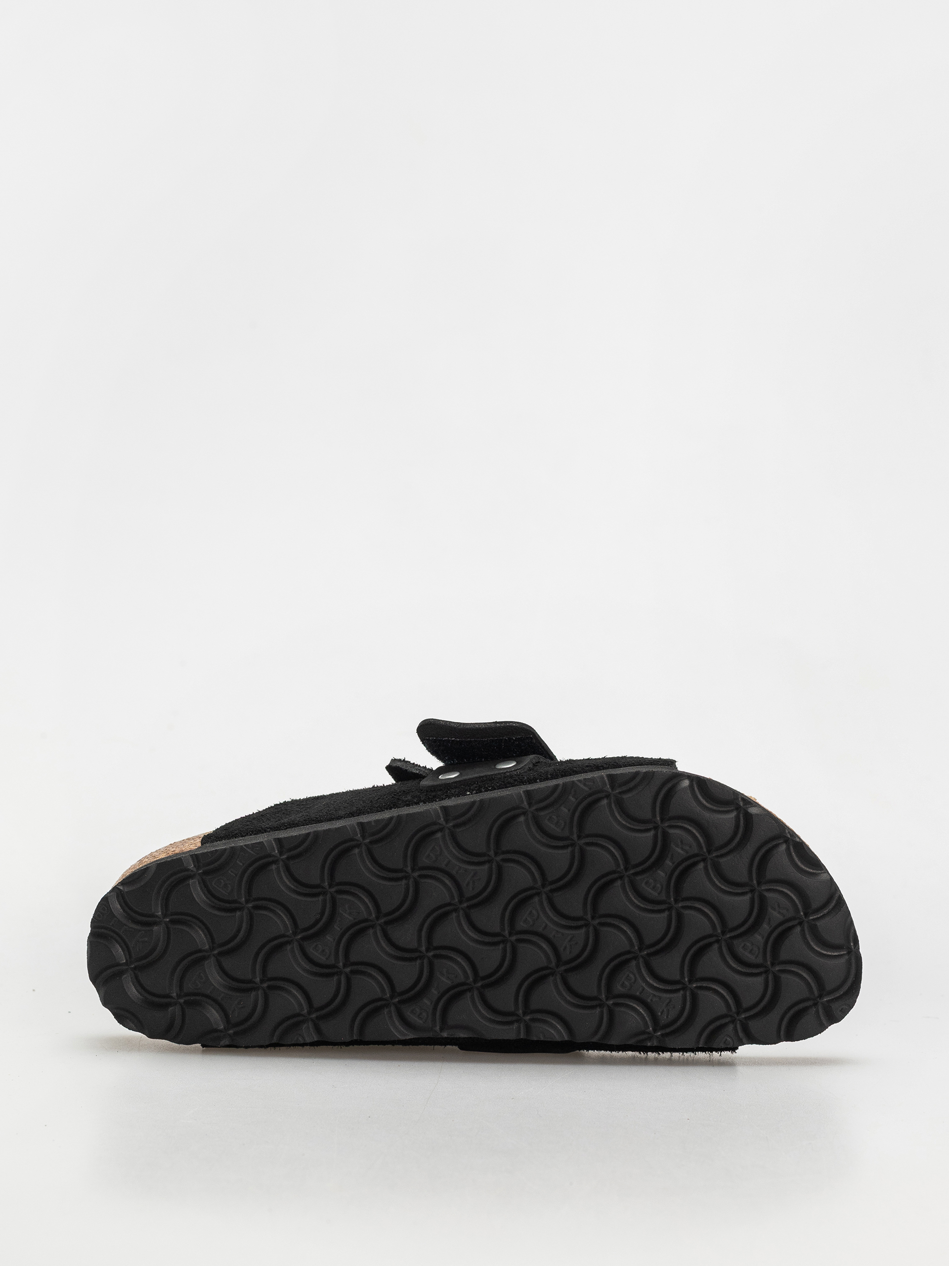 Birkenstock Kyoto Nubuck Suede Leather Narrow Wmn Flip Flops (black)