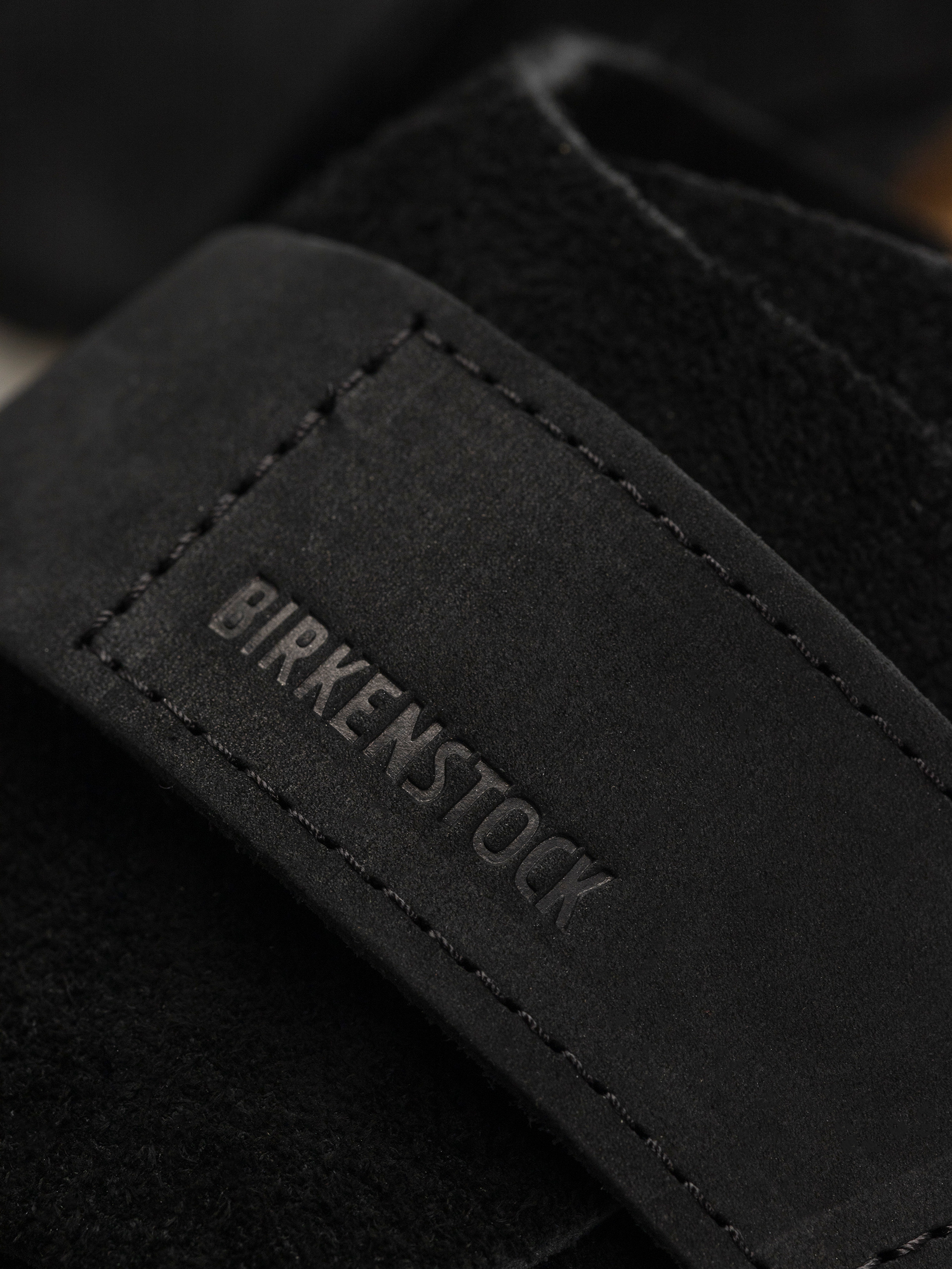 Birkenstock Kyoto Nubuck Suede Leather Narrow Wmn Flip-flops (black)