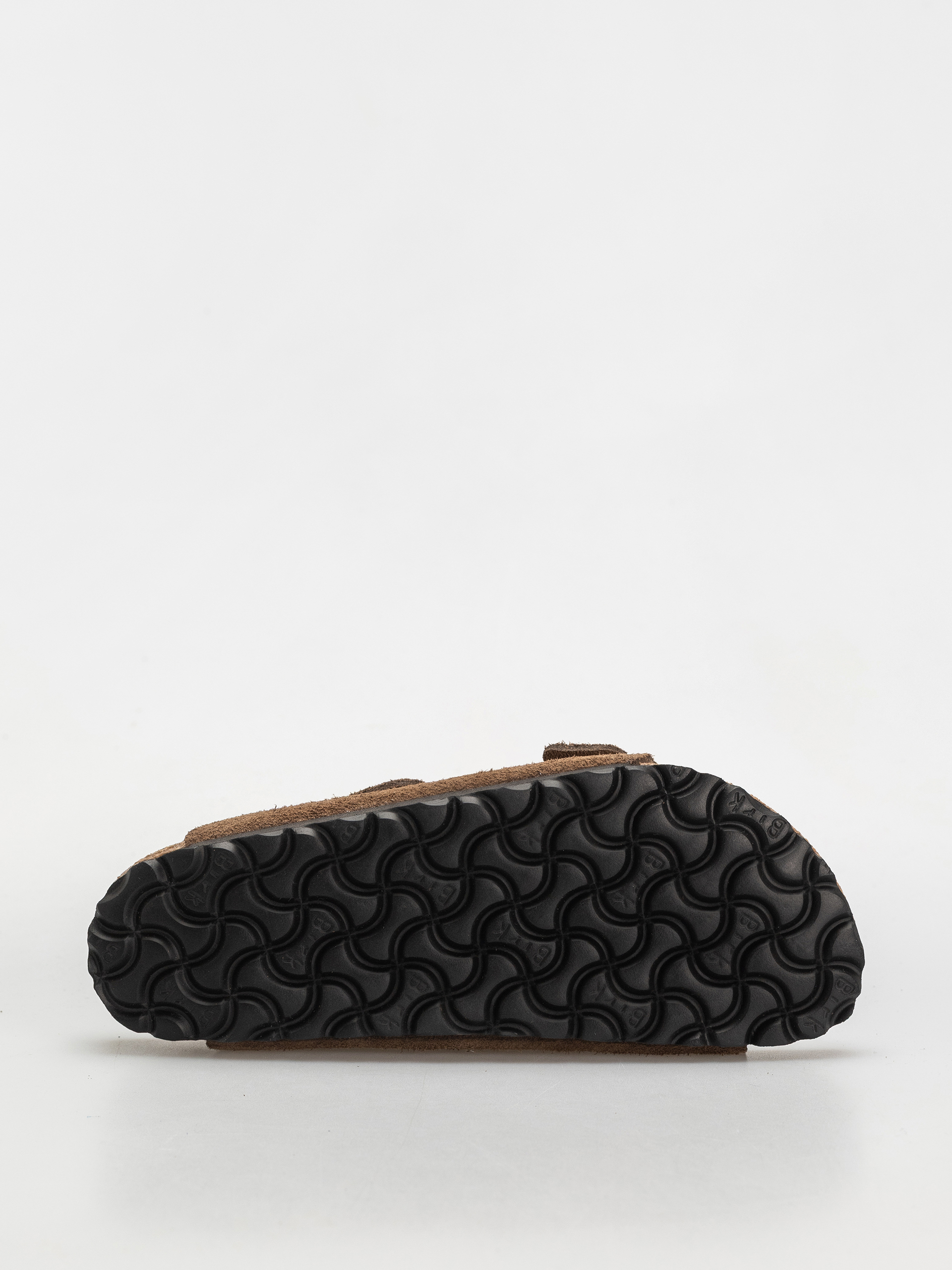 Birkenstock Arizona Suede Leather Narrow Wmn Flip Flops (dark tea)