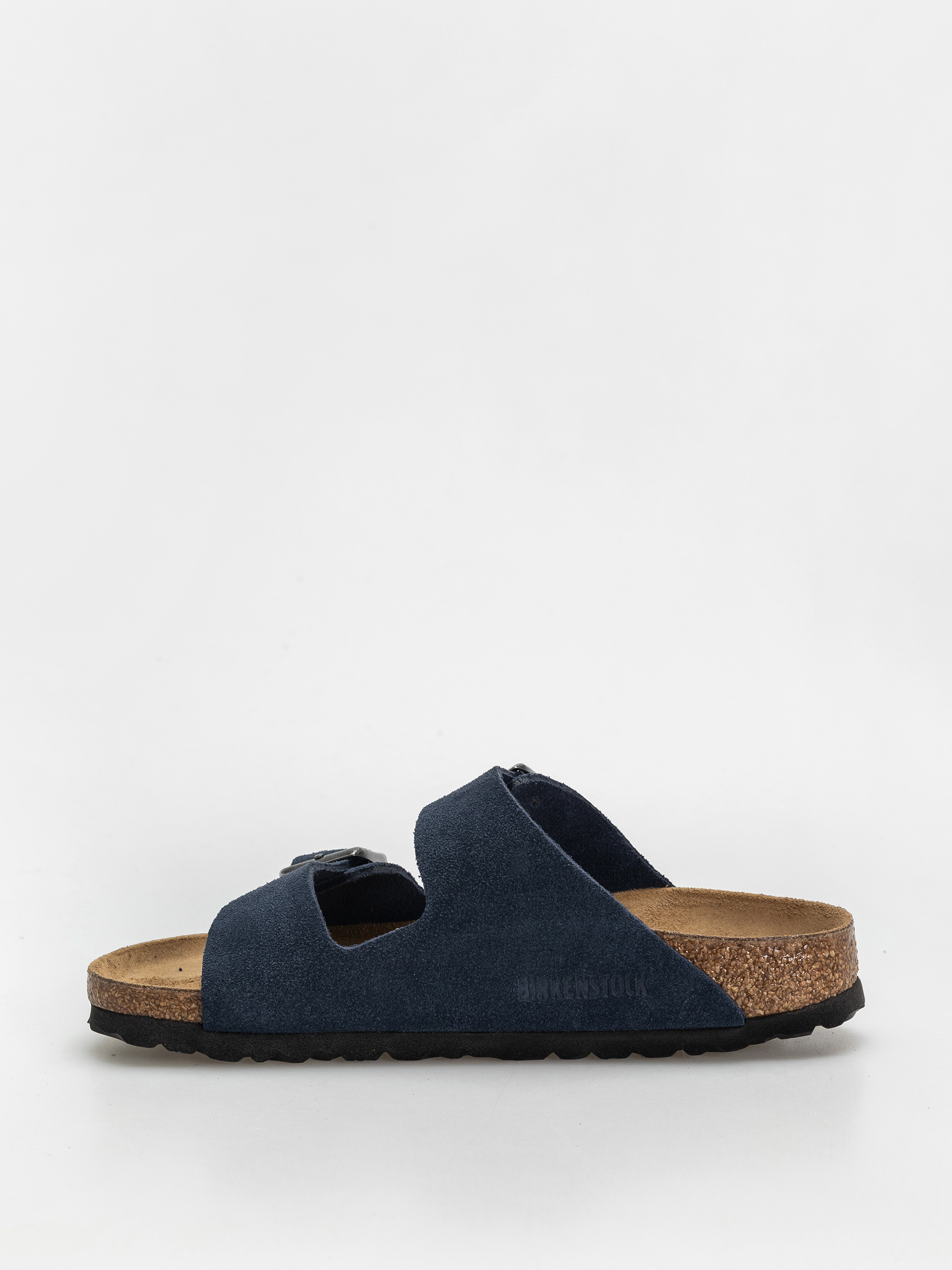 Birkenstock Arizona Suede Leather Narrow Wmn Flip Flops (new navy)