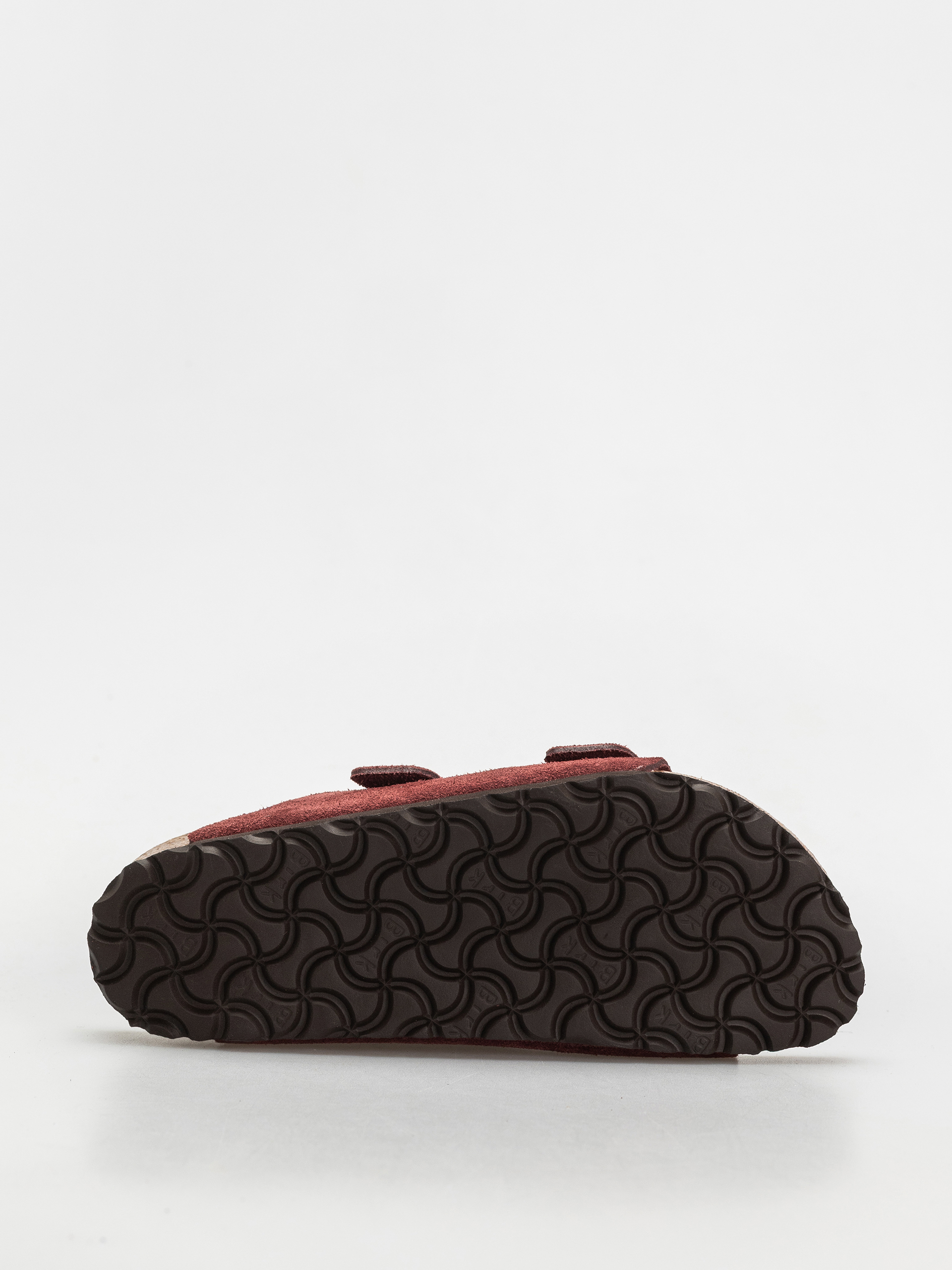 Birkenstock Arizona Suede Leather Narrow Wmn Flip Flops (zinfandel)