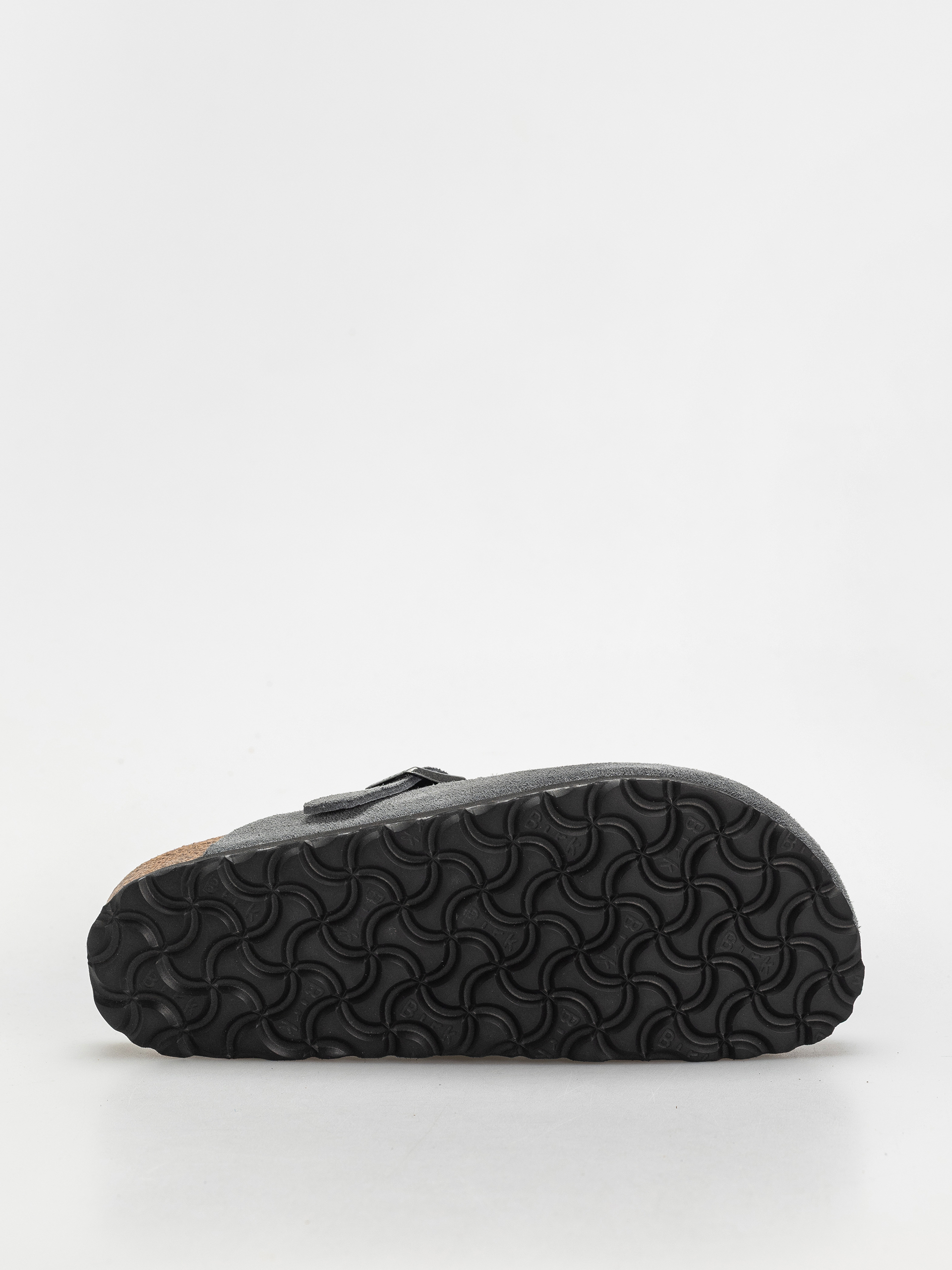 Birkenstock Boston SFB Suede Leather Narrow Wmn Flip-flops (basalt gray)