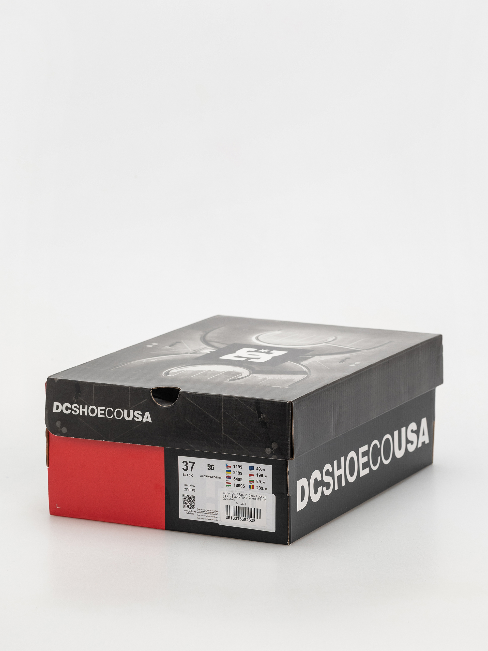 DC Court Graffik JR Kids shoes (black/white)