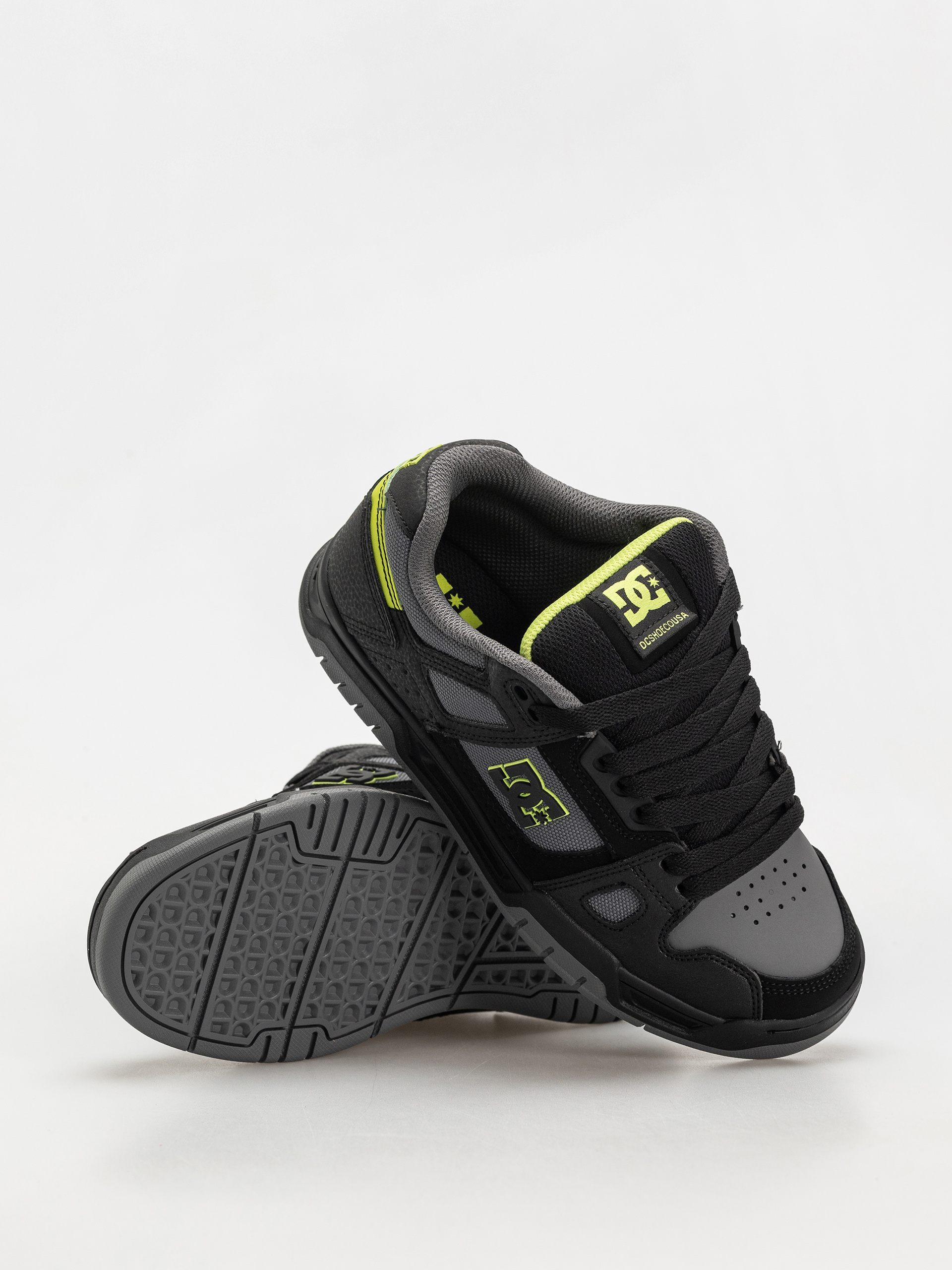 DC Stag Shoes (black/lime)