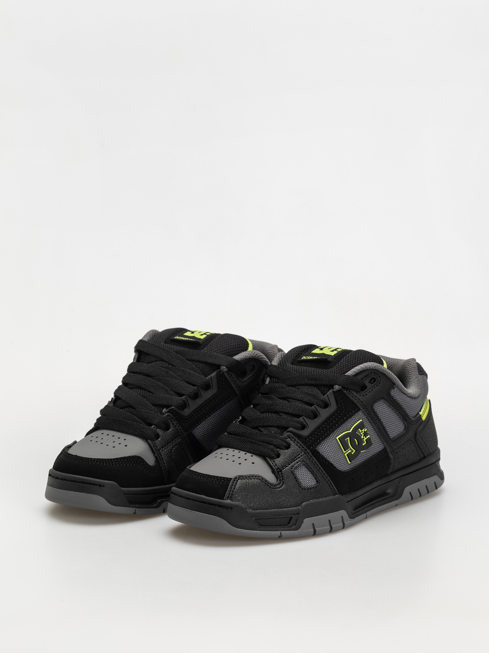 DC Stag Shoes (black/lime)