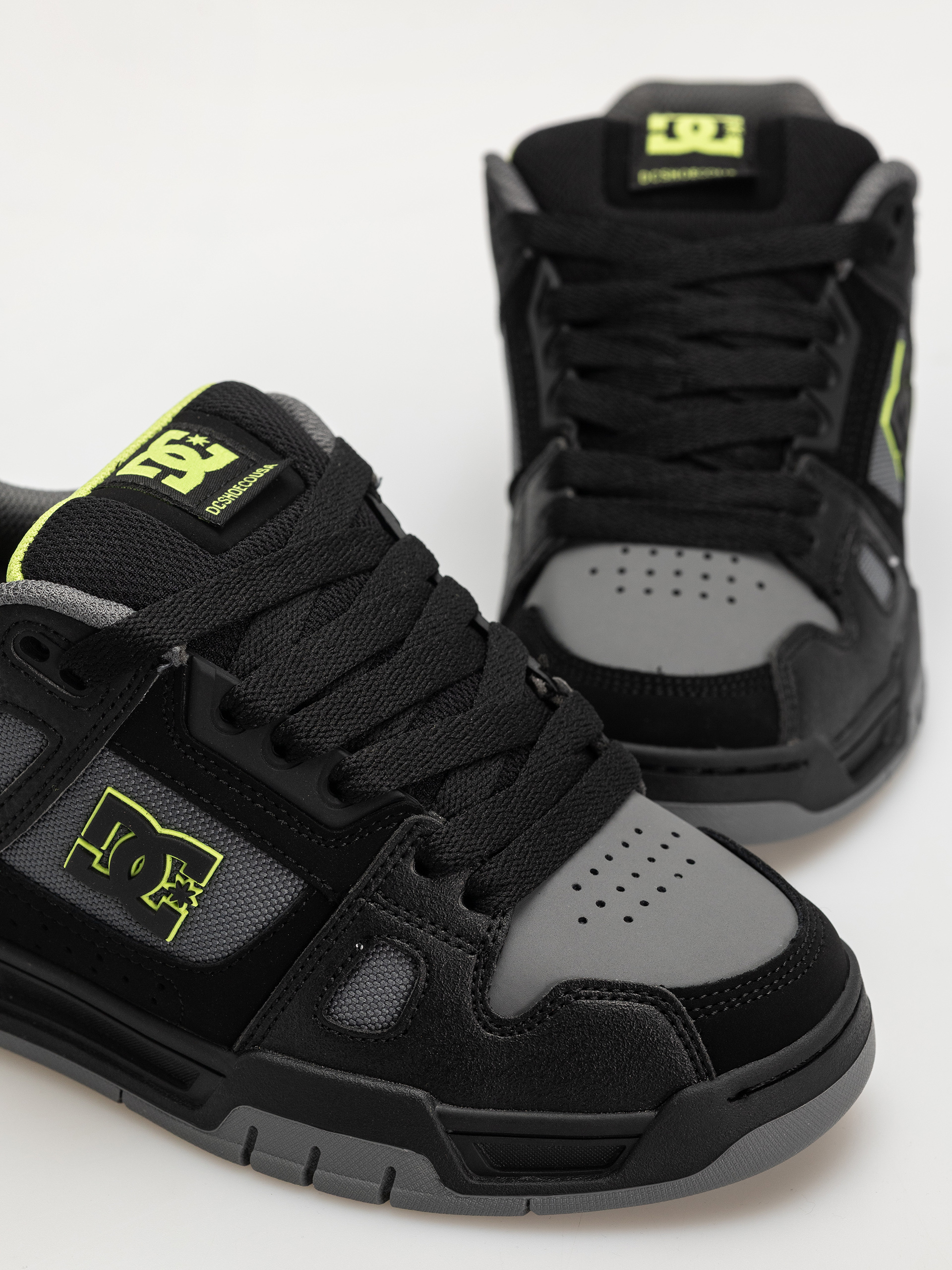 DC Stag Shoes (black/lime)