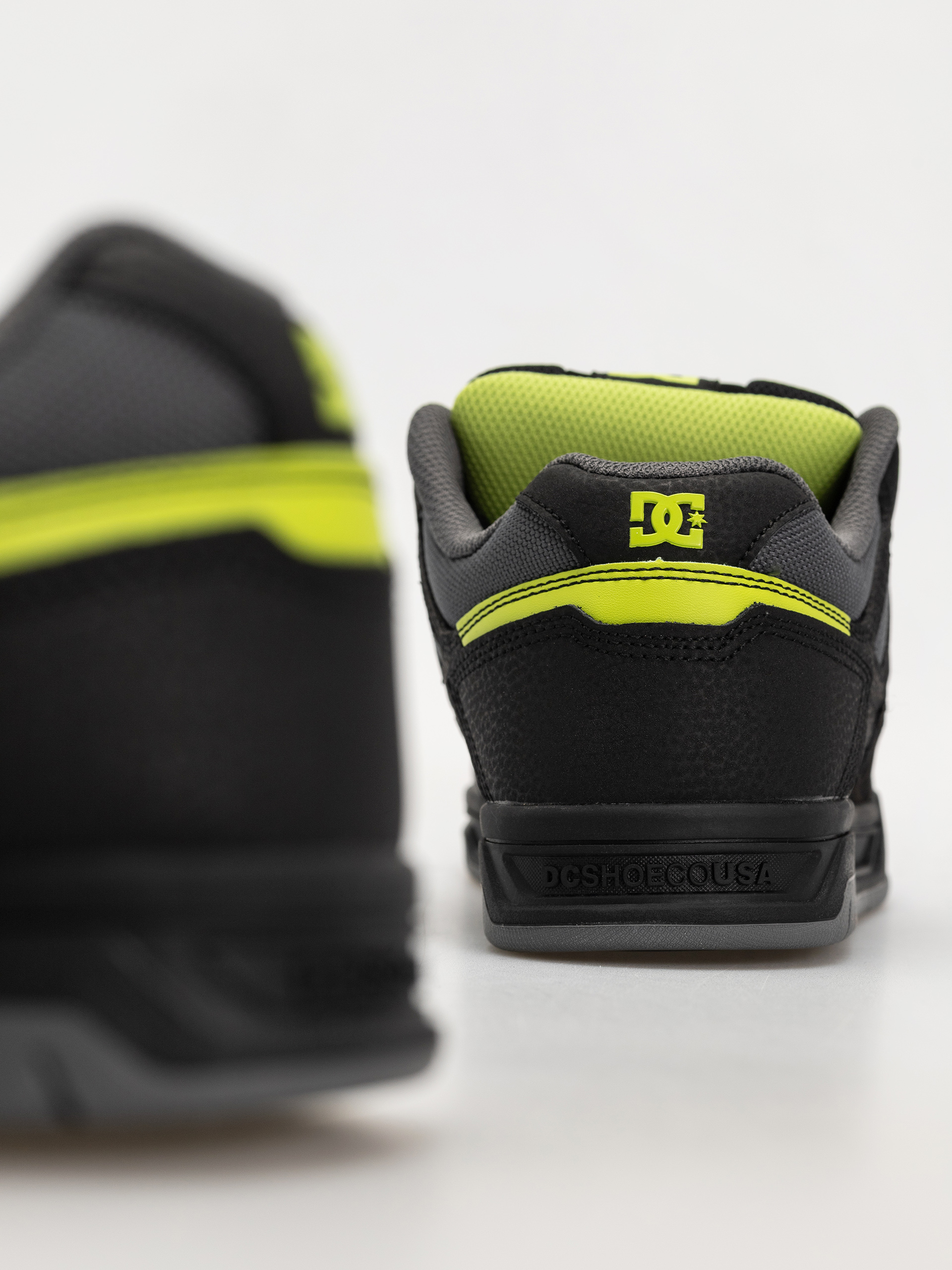 DC Stag Shoes (black/lime)