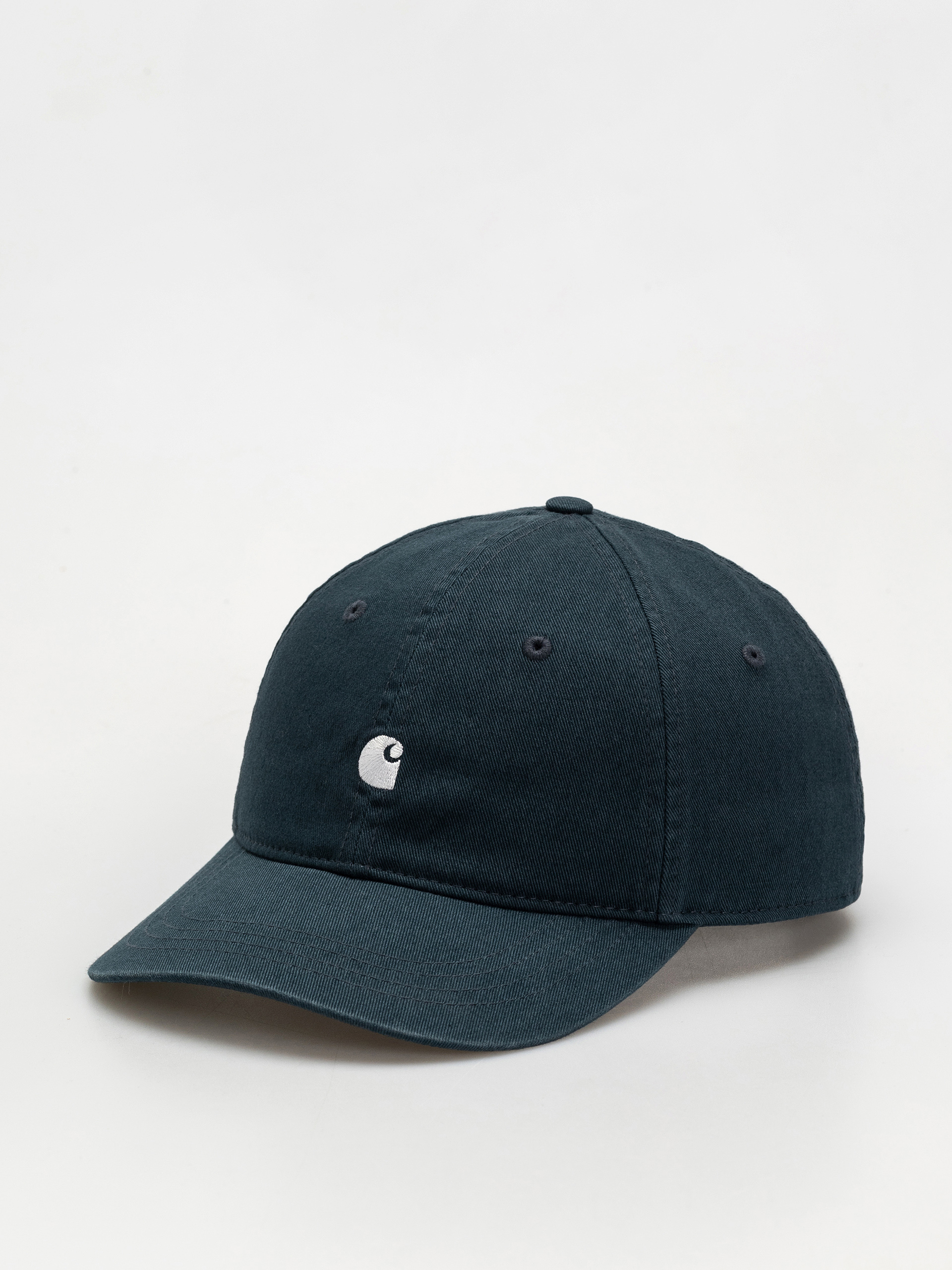 Carhartt WIP Madison Logo Cap (deep lagoon/white)