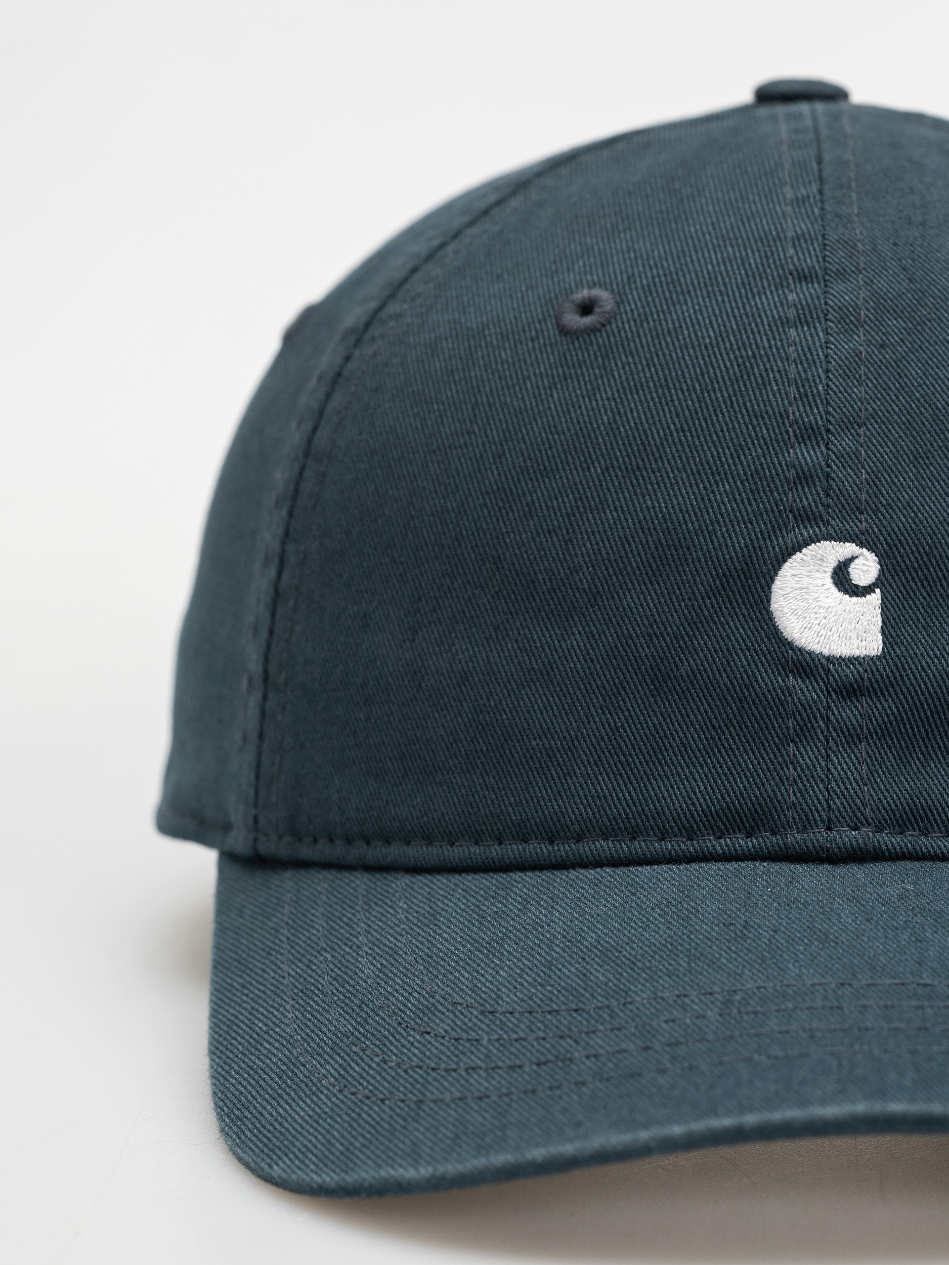 Carhartt WIP Madison Logo Cap (deep lagoon/white)