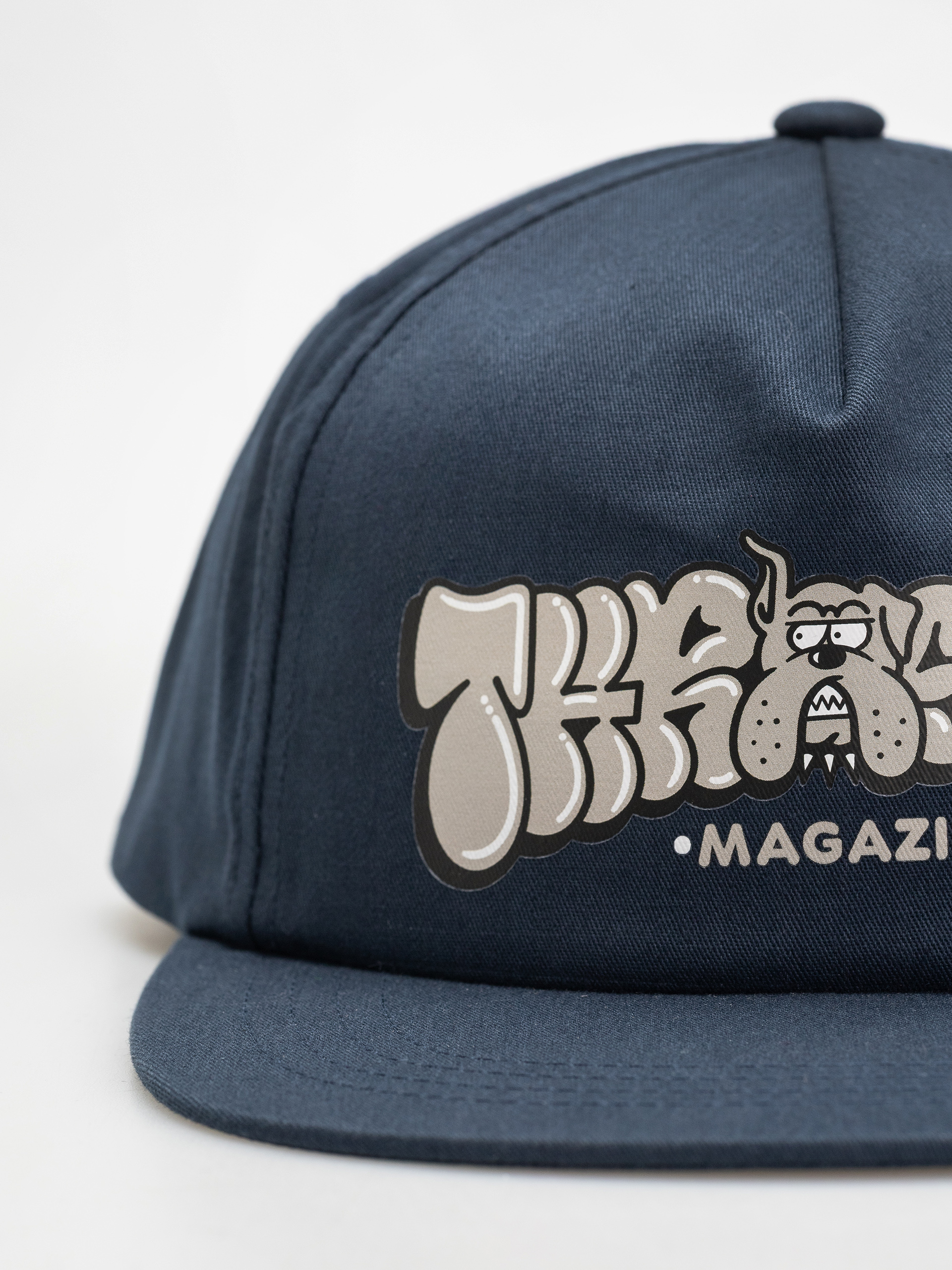 Thrasher Bully Snapback Cap (navy)