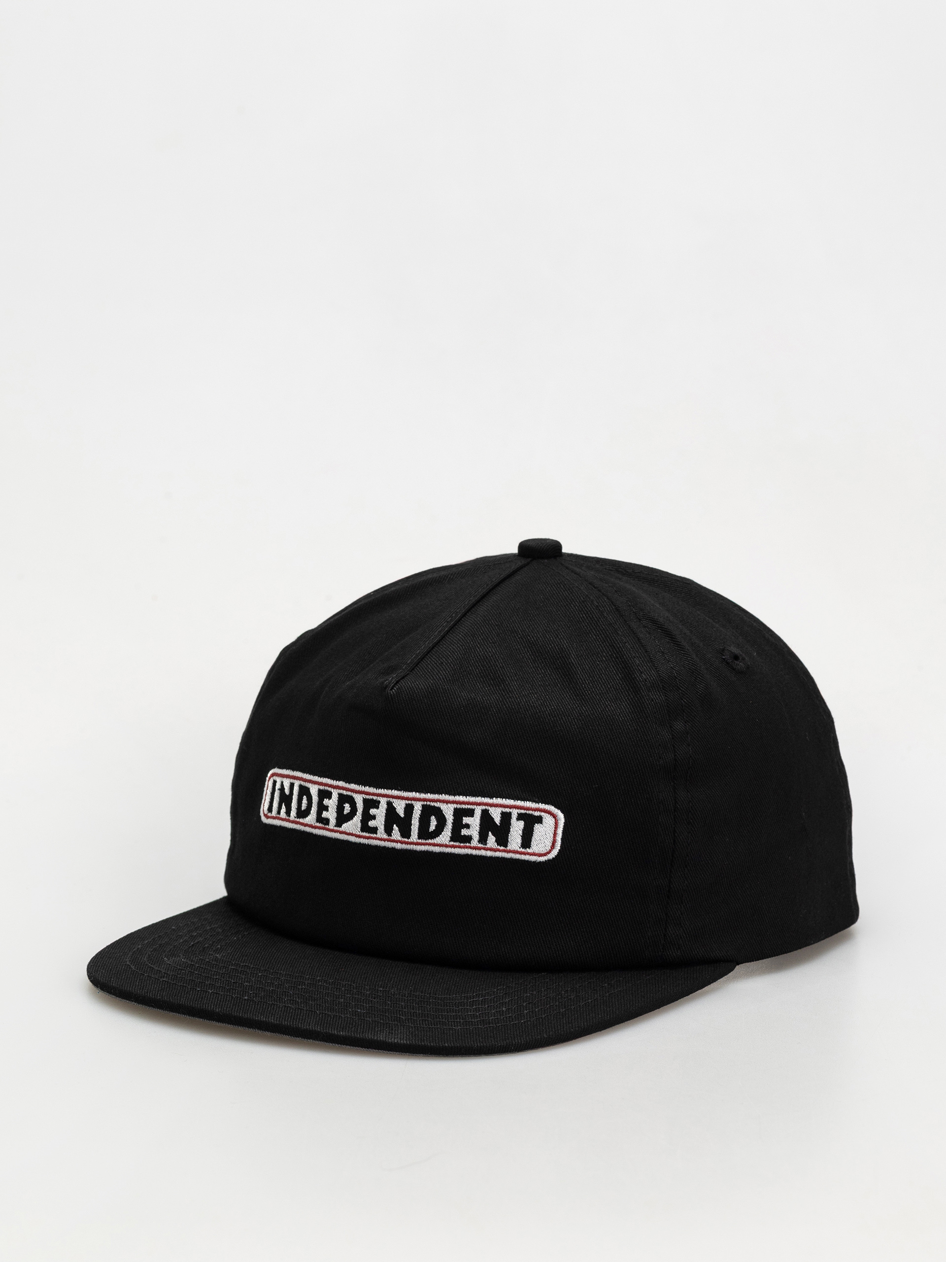 Independent Bar Logo Snapback Unstructured Cap (black)