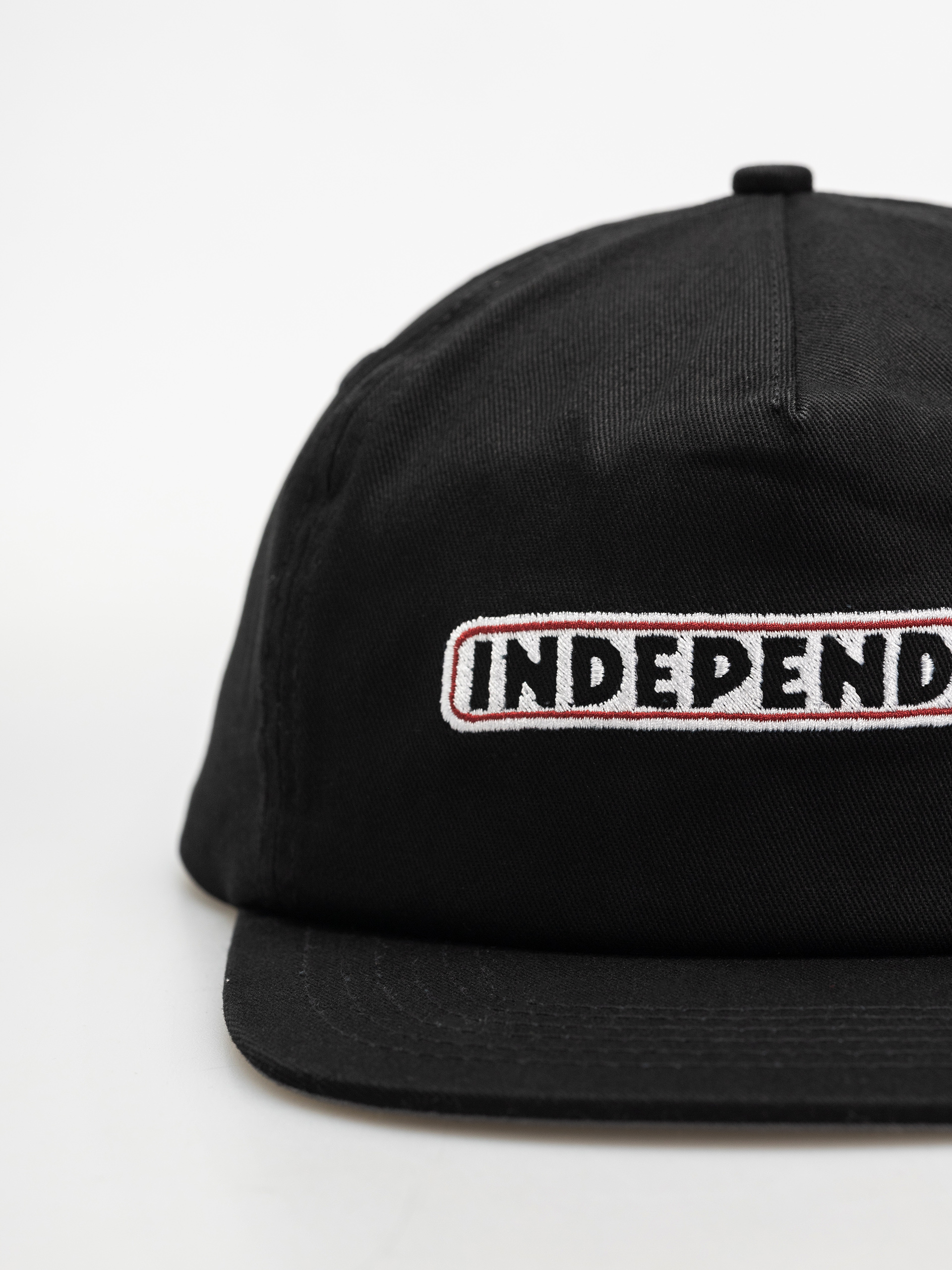 Independent Bar Logo Snapback Unstructured Cap (black)
