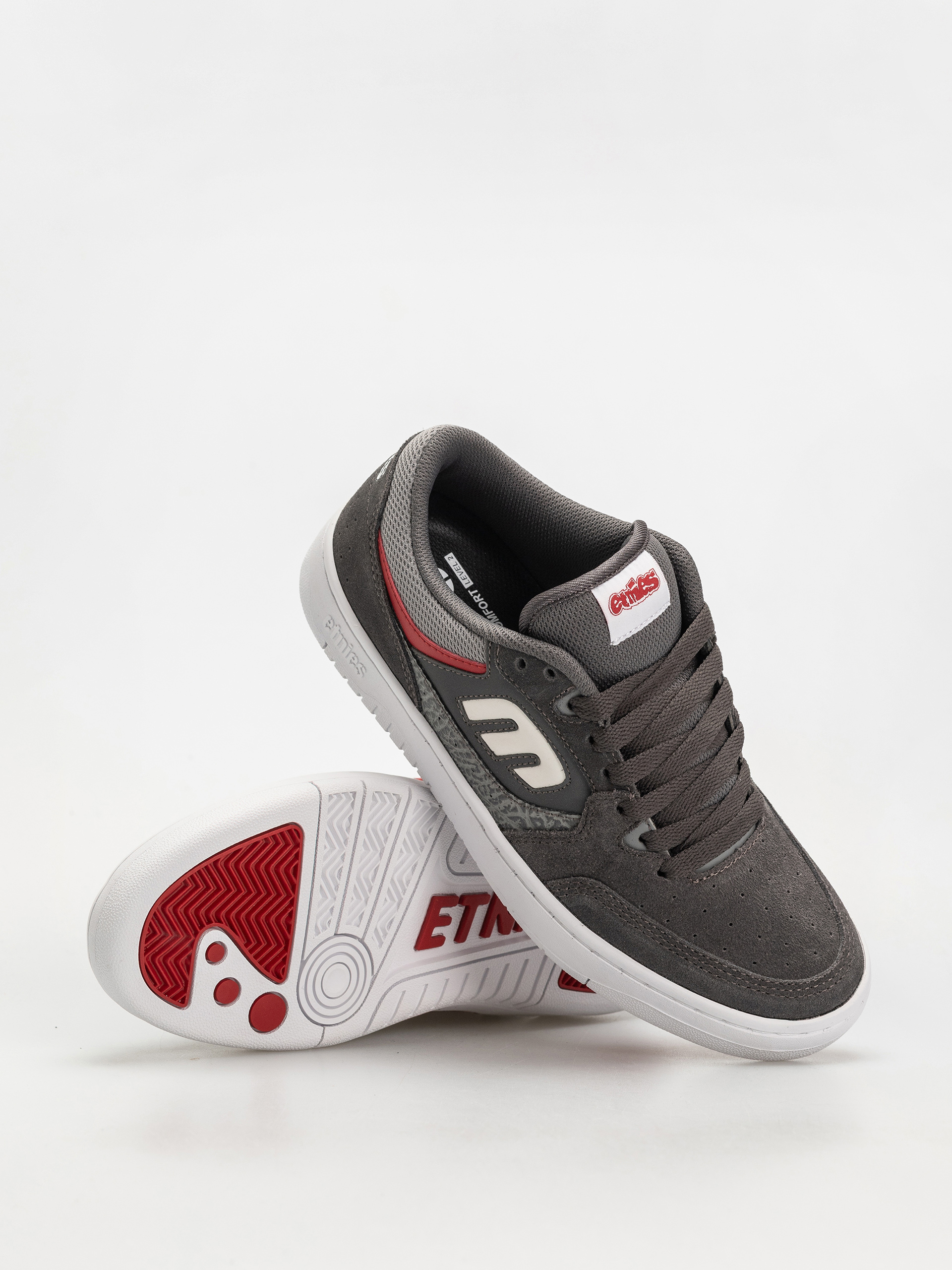 Etnies Loot Schuhe Grau (grey/light grey/red)