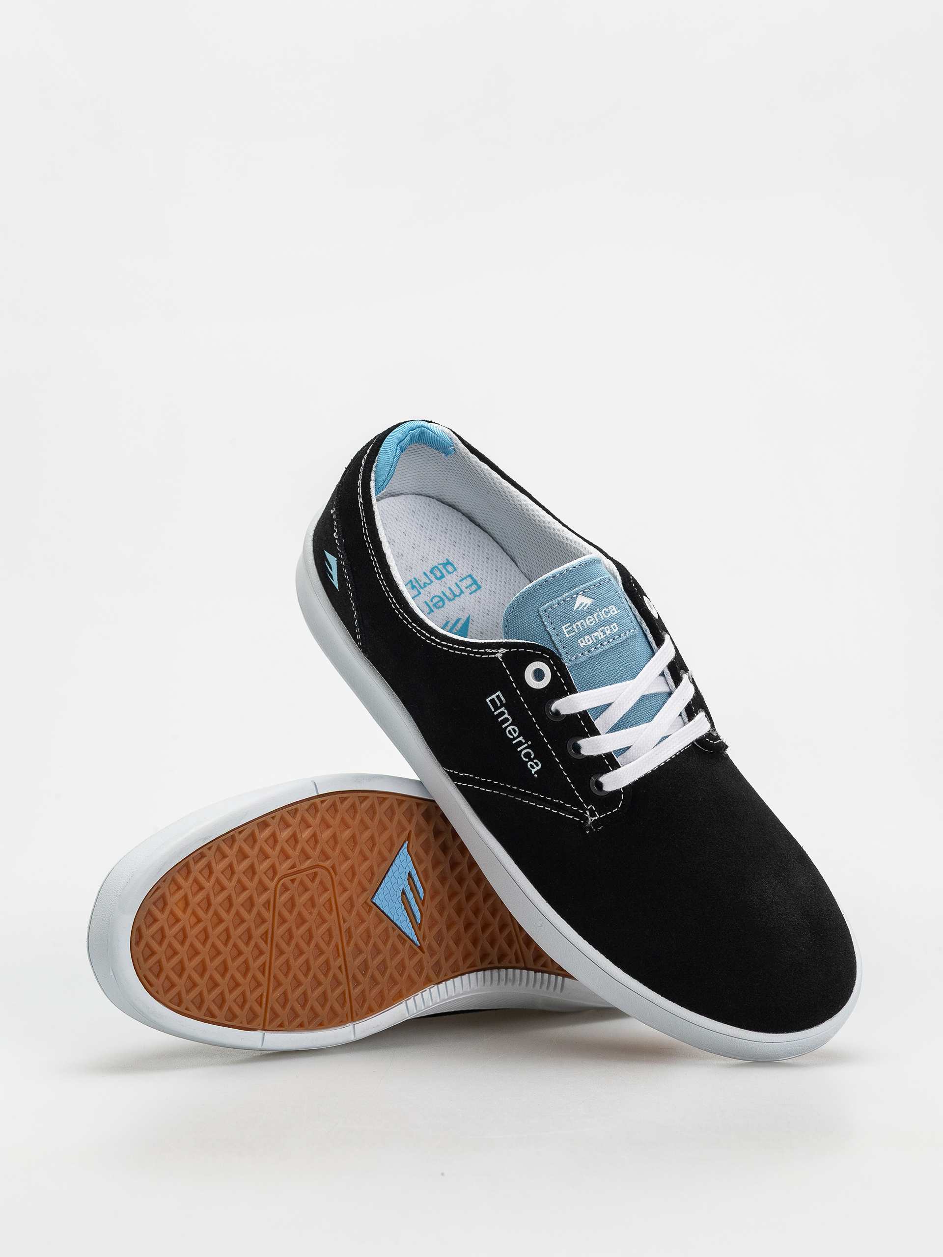 Emerica Romero Laced Shoes (black/light blue)