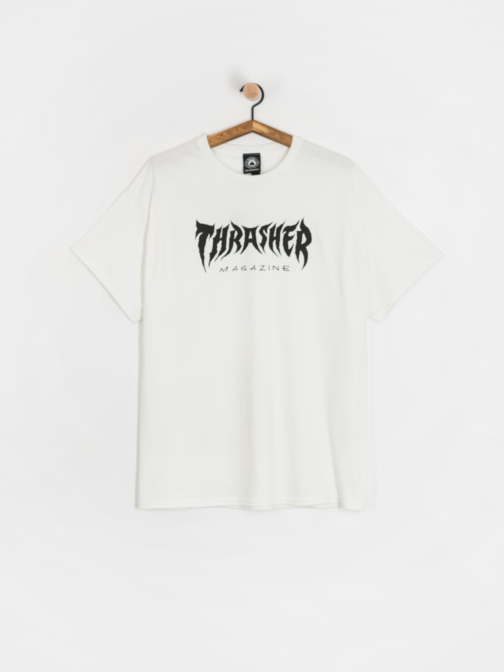 Thrasher Metal Hat Cappellino Snapback Uomo - Nero/Bianco, 60% Cotone 40% Poliestere, Chiusura Regolabile