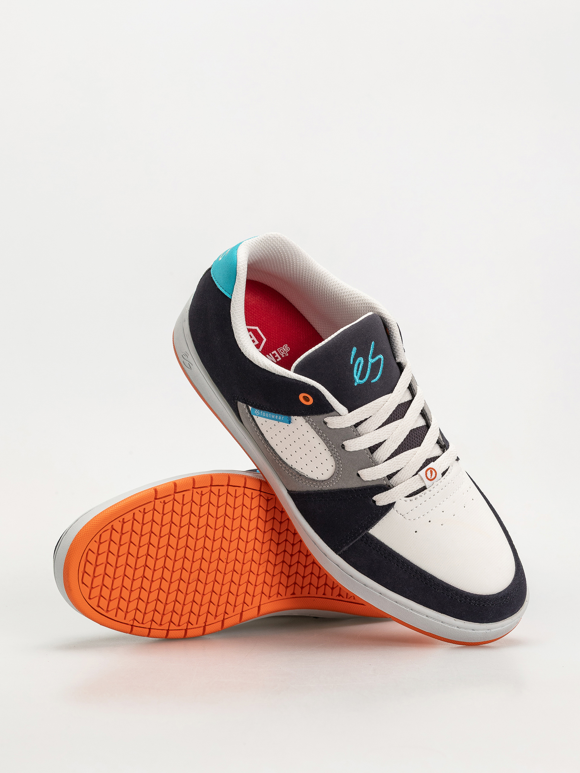 eS Accel Slim Shoes (navy/grey/orange)