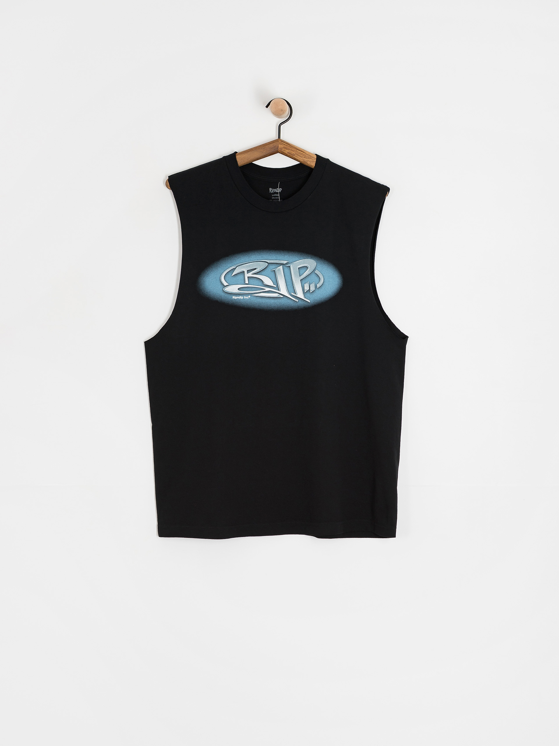 トップス 00s stussy fire pattern logo tank top Stussy Tank top Basic Logo Tank - white (black)