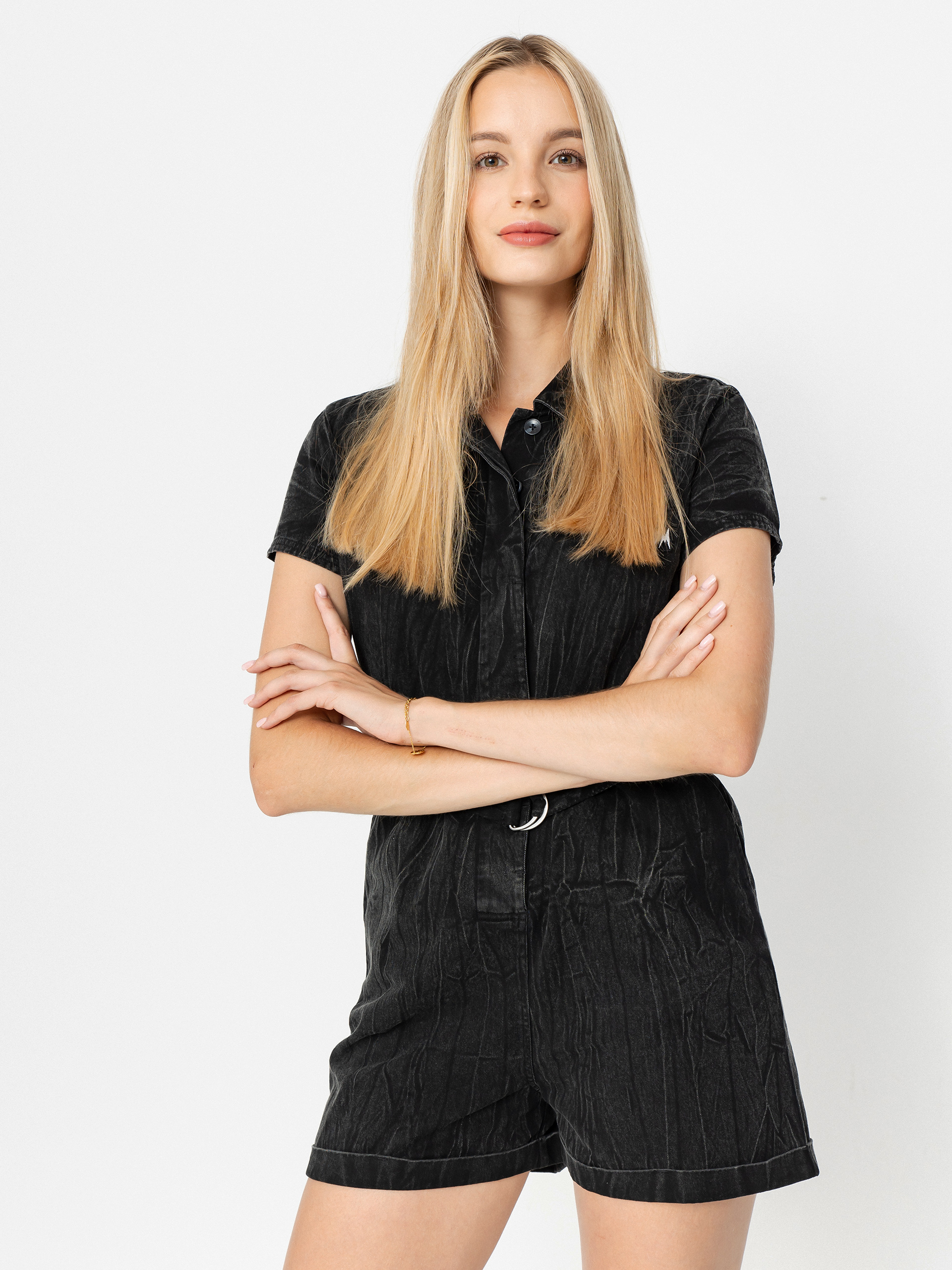 Damen Volcom Asphalt Overall (black marble wash)