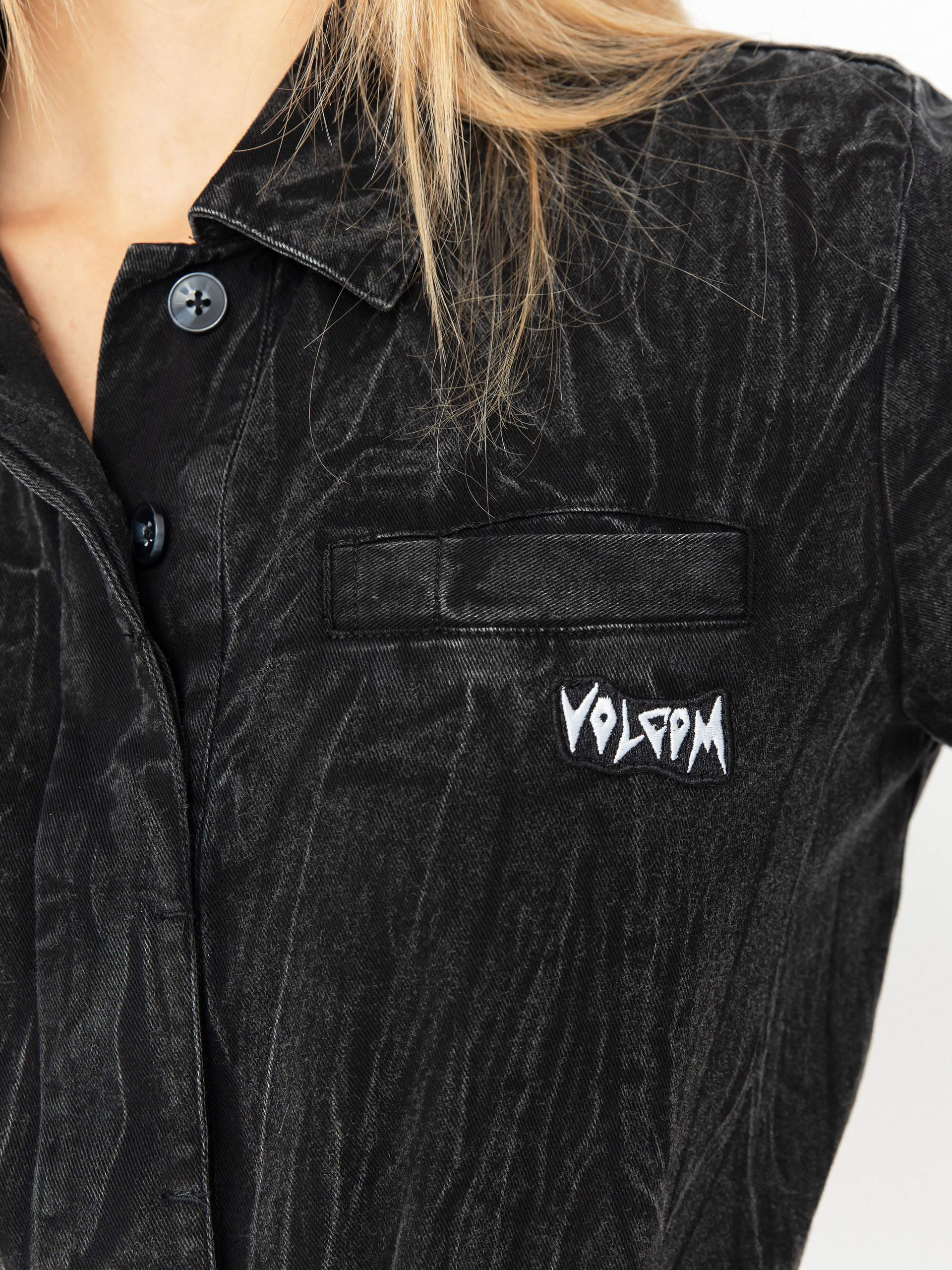 Damen Volcom Asphalt Overall (black marble wash)