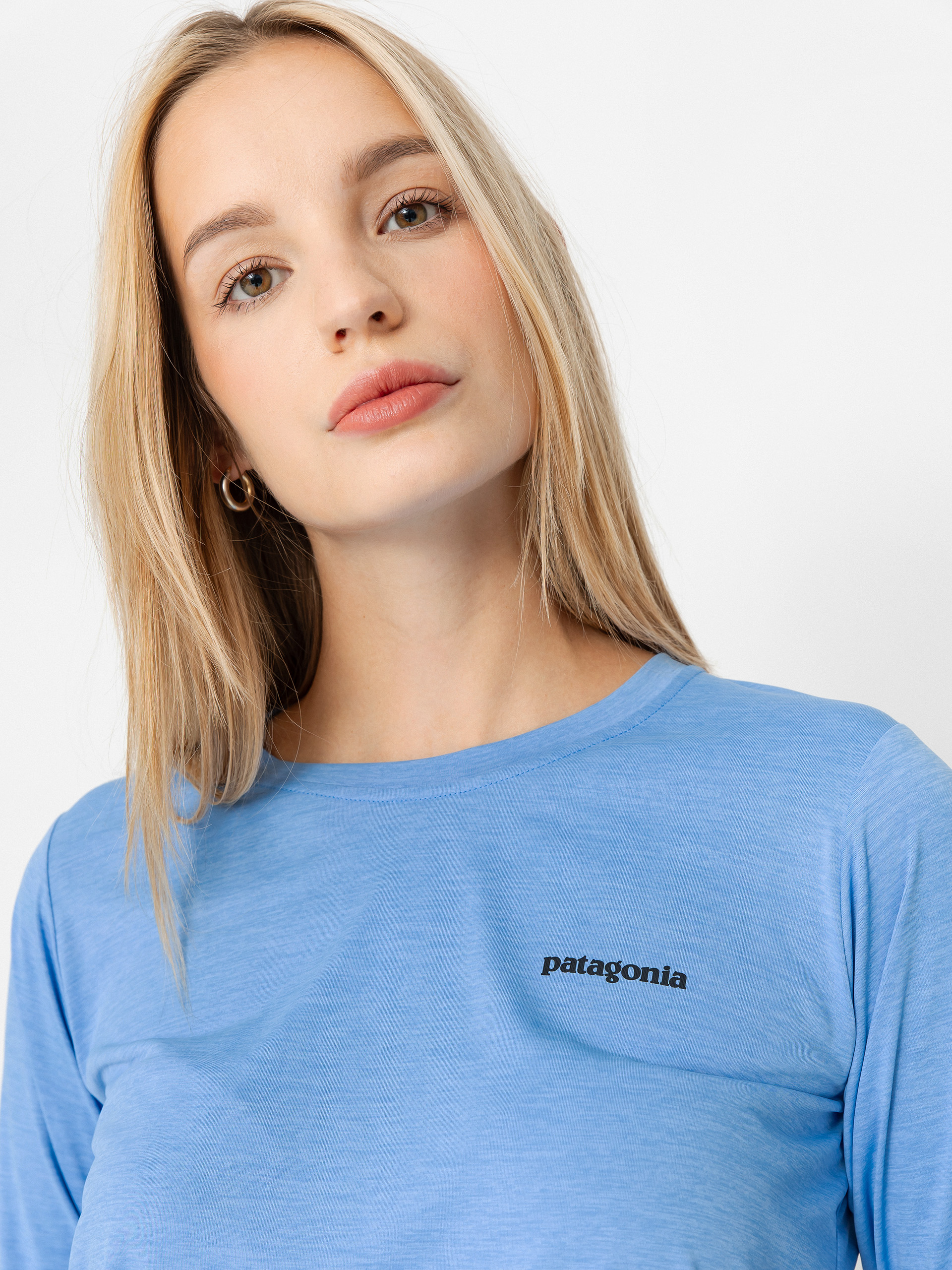 Patagonia Cap Cool Daily Graphic Wmn Longsleeve (fitz roy trout/abundant blue x-dye)