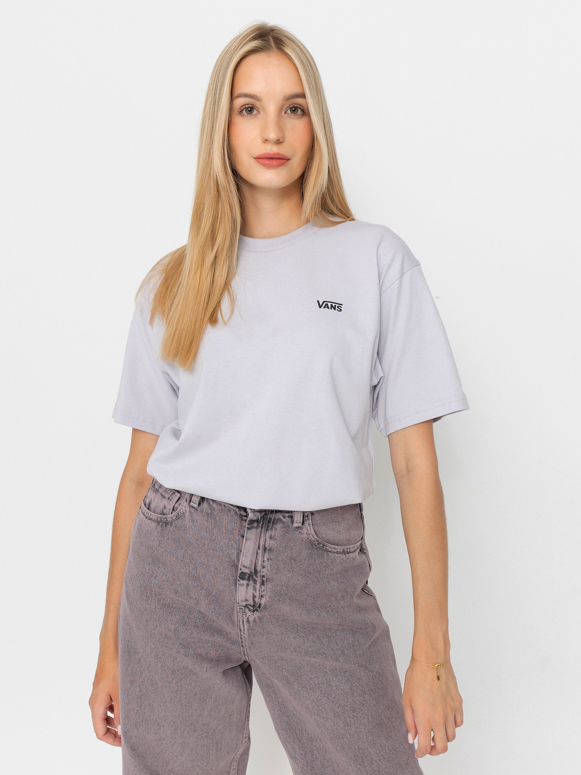 Vans Left Chest Logo Em Wmn T-Shirt (evening haze)