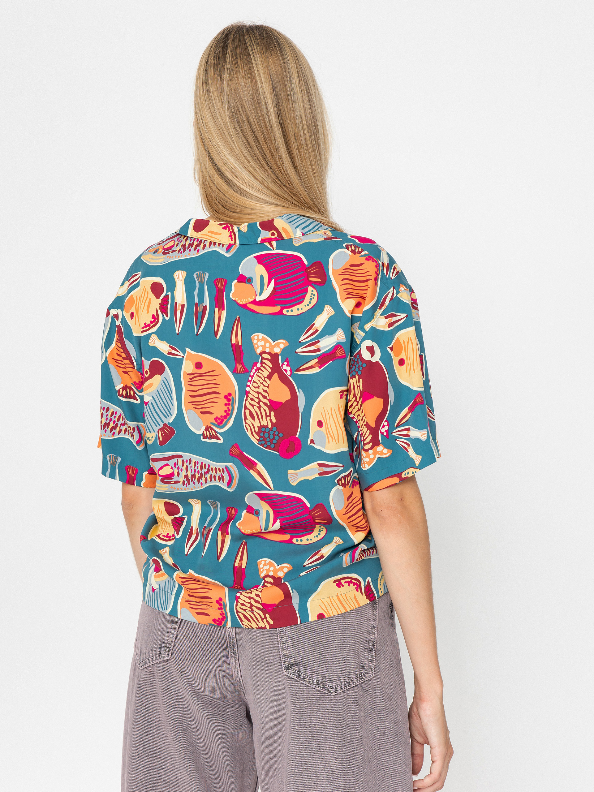 Patagonia Tidal Threads Wmn Shirt (wrasse/wetland blue)