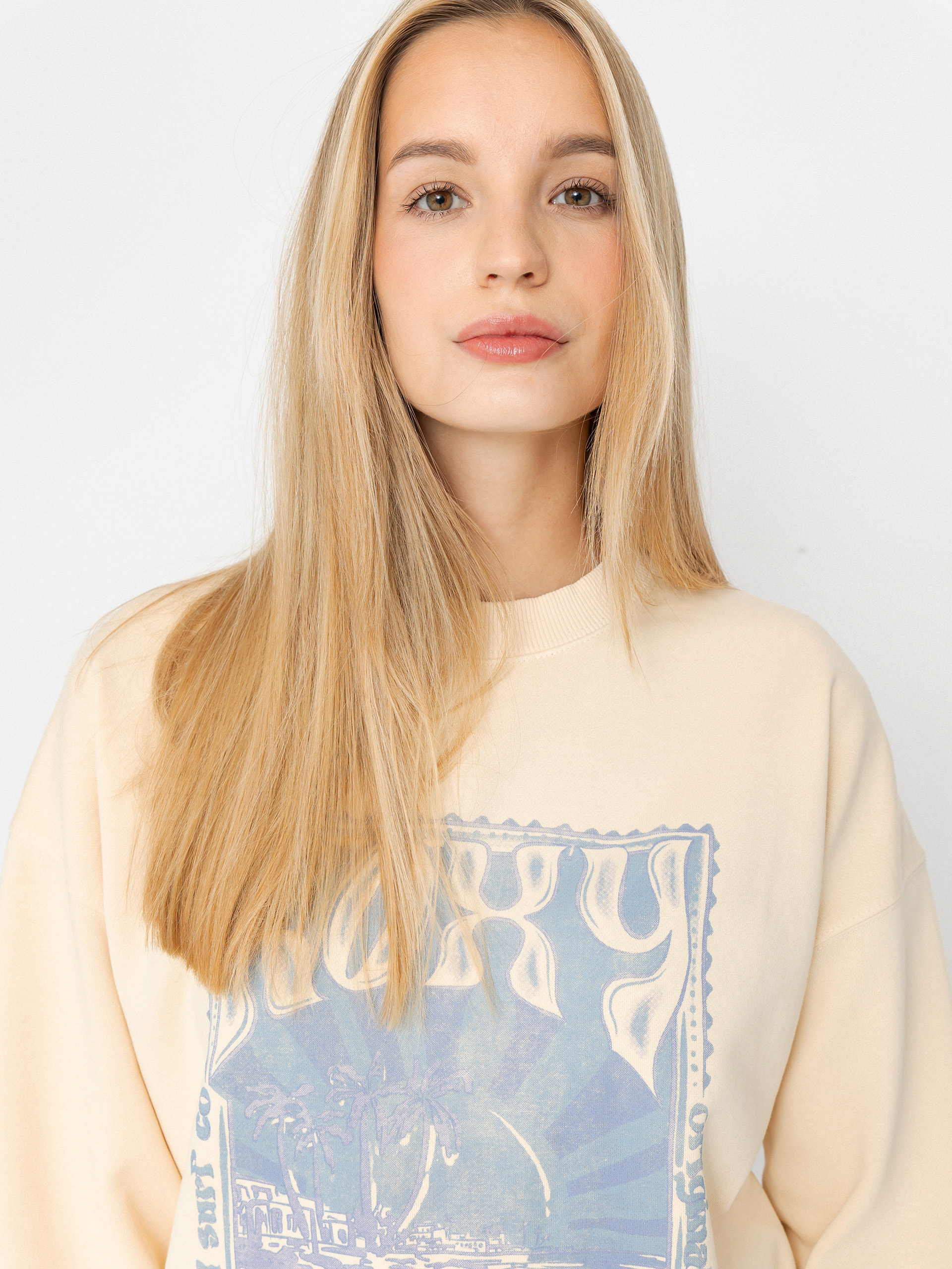 Roxy Lineup Oversized Crew Wmn Sweatshirt (parchment)