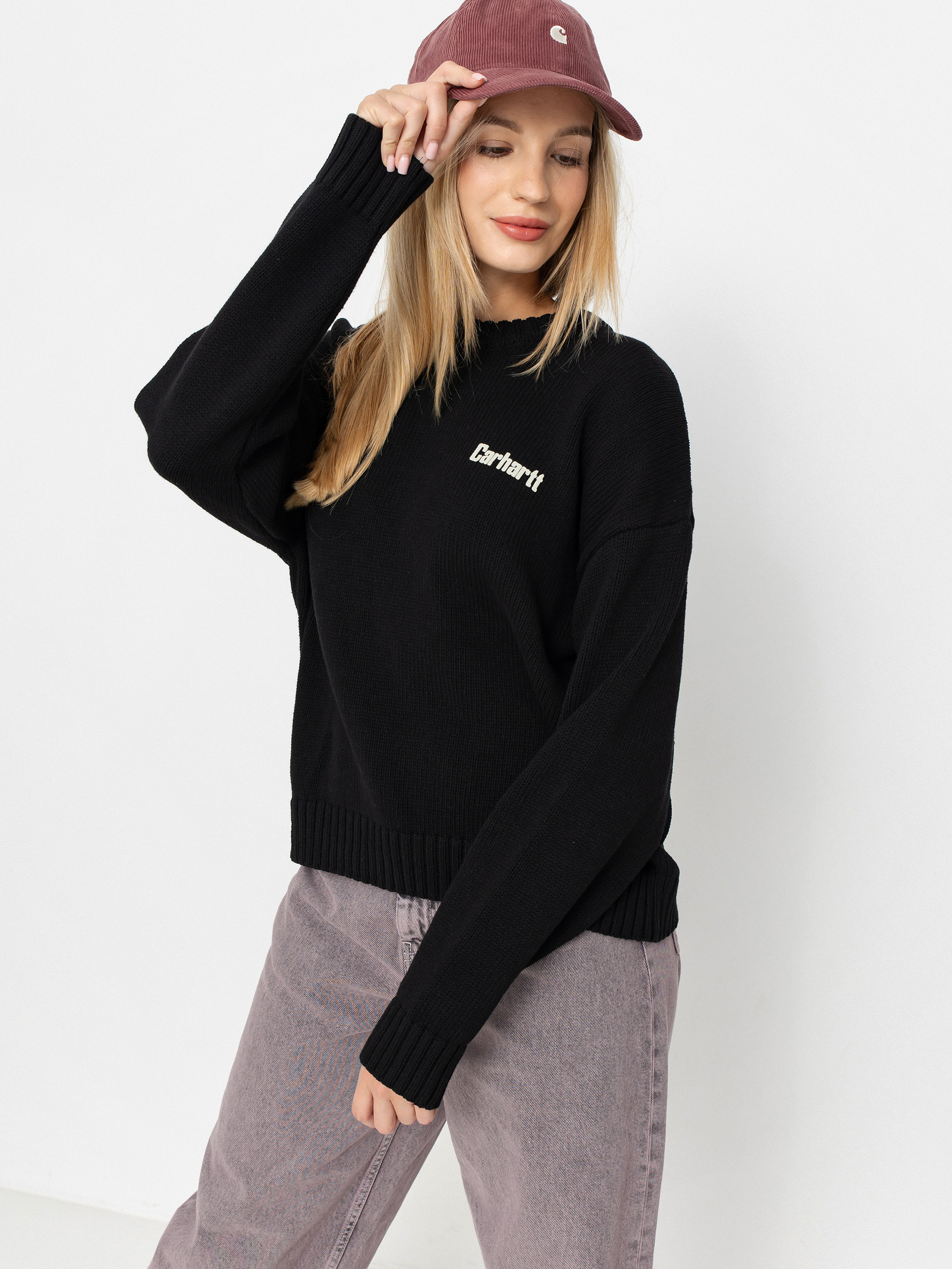 Carhartt WIP Growth Wmn Pulli (black)