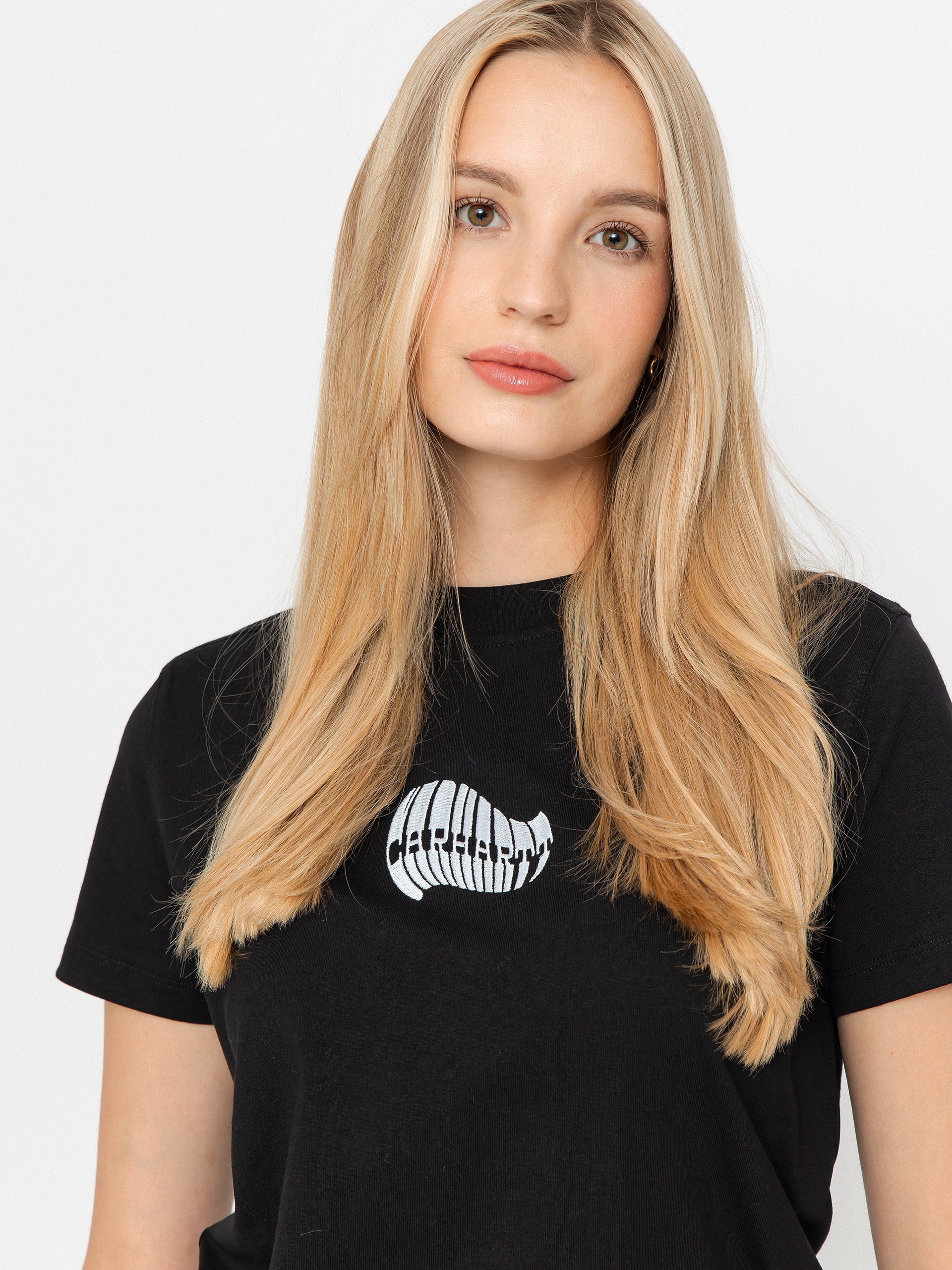 Carhartt WIP Psshh Wmn T-Shirt (black/blue fog)