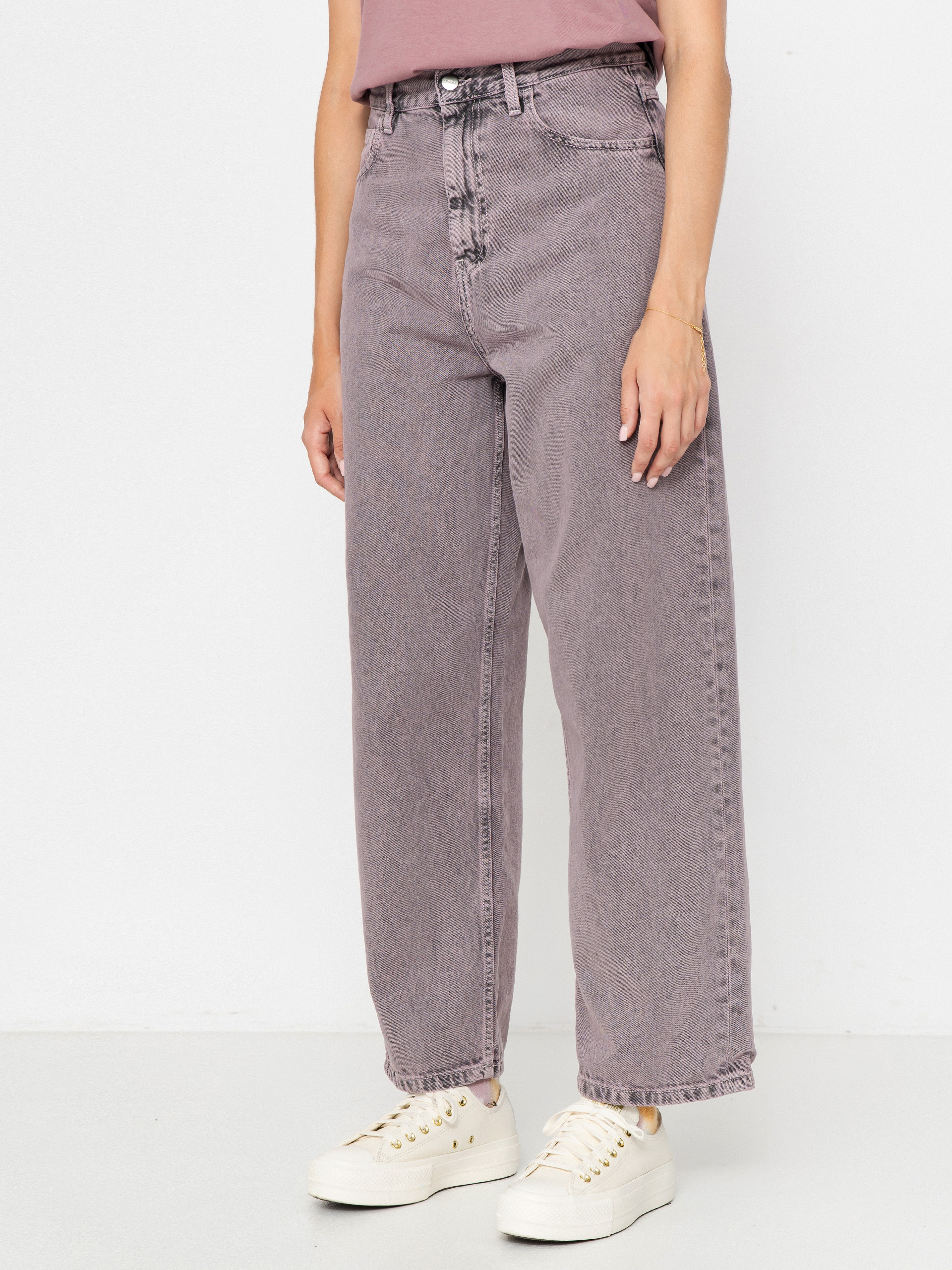 Carhartt WIP Brandon Wmn Hose (black/hortensia/garment dyed)