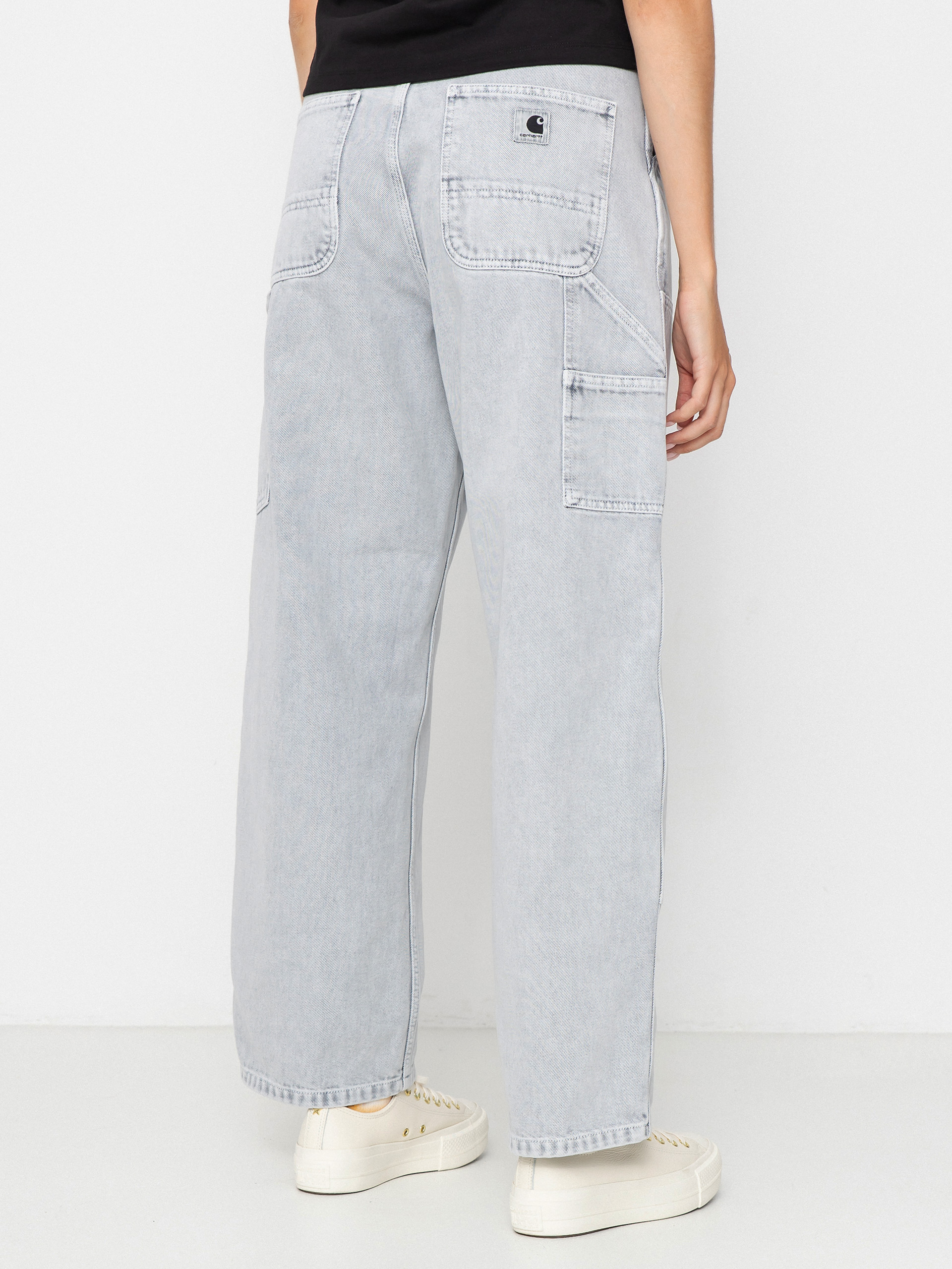 Carhartt WIP Brandon Double Knee Wmn Pants (black/chalk wash)