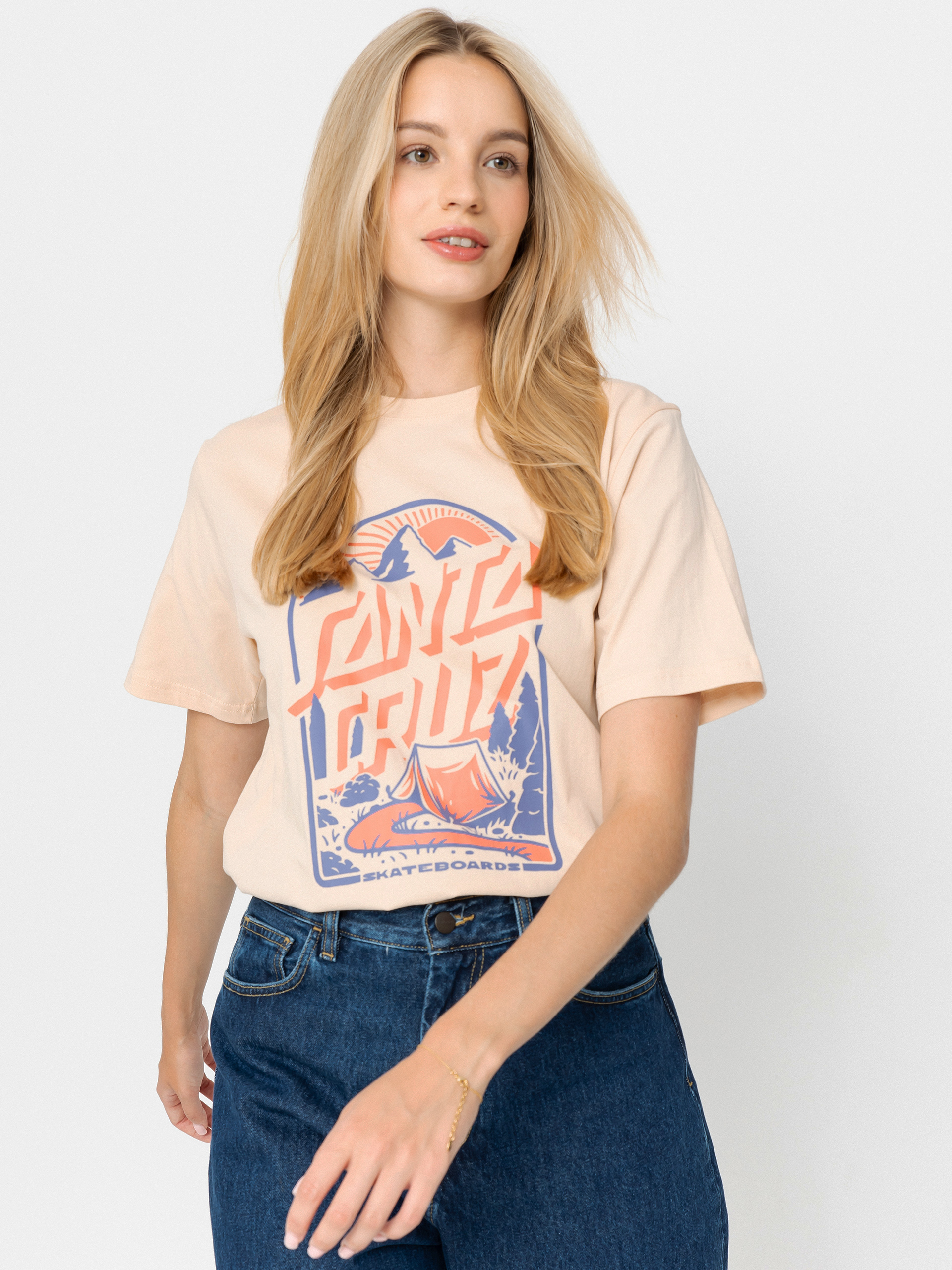 Santa Cruz Camp Retreat Front Wmn T-Shirt