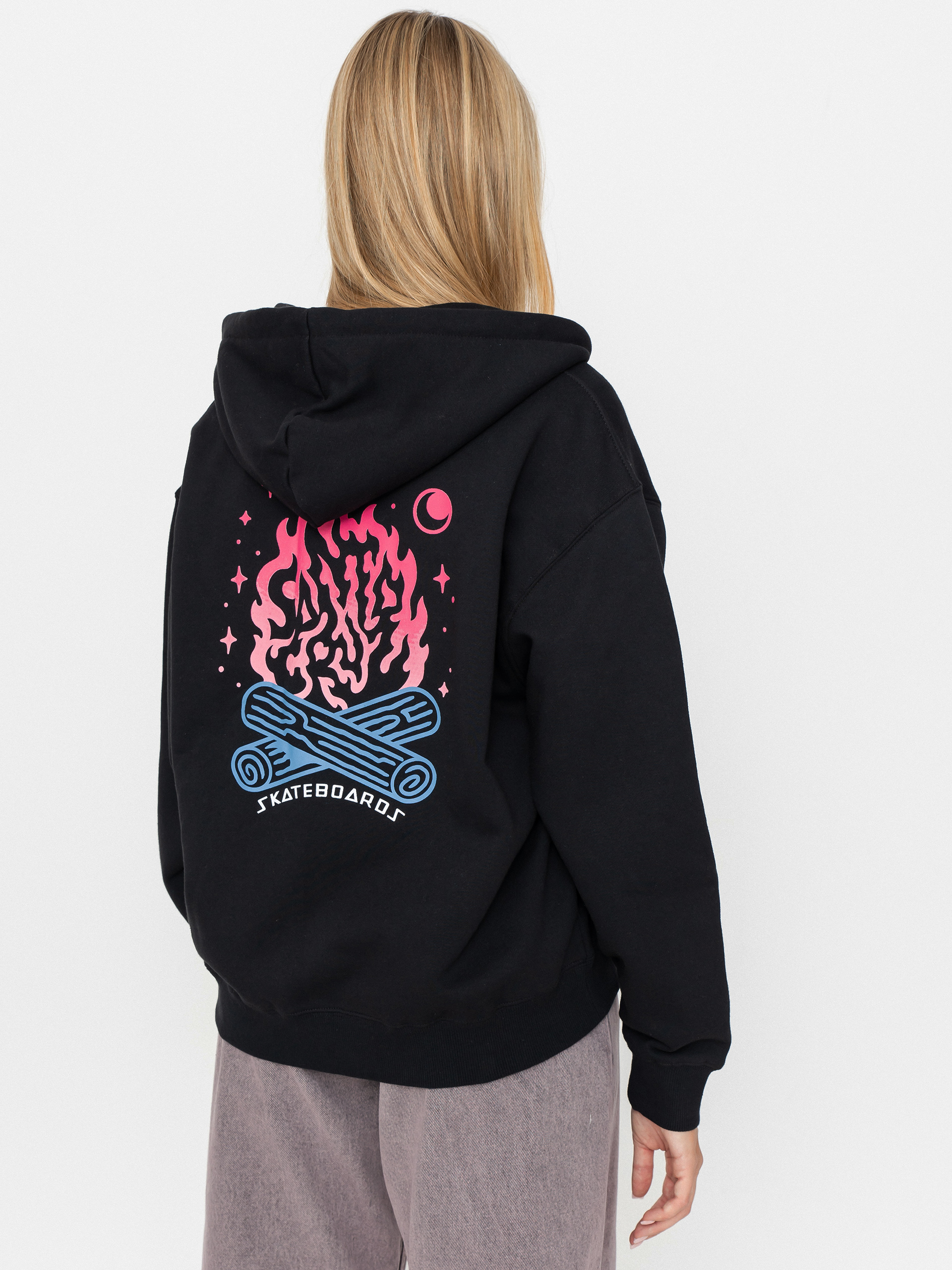 Santa Cruz Starry Campfire ZHD Wmn Hoodie (black)