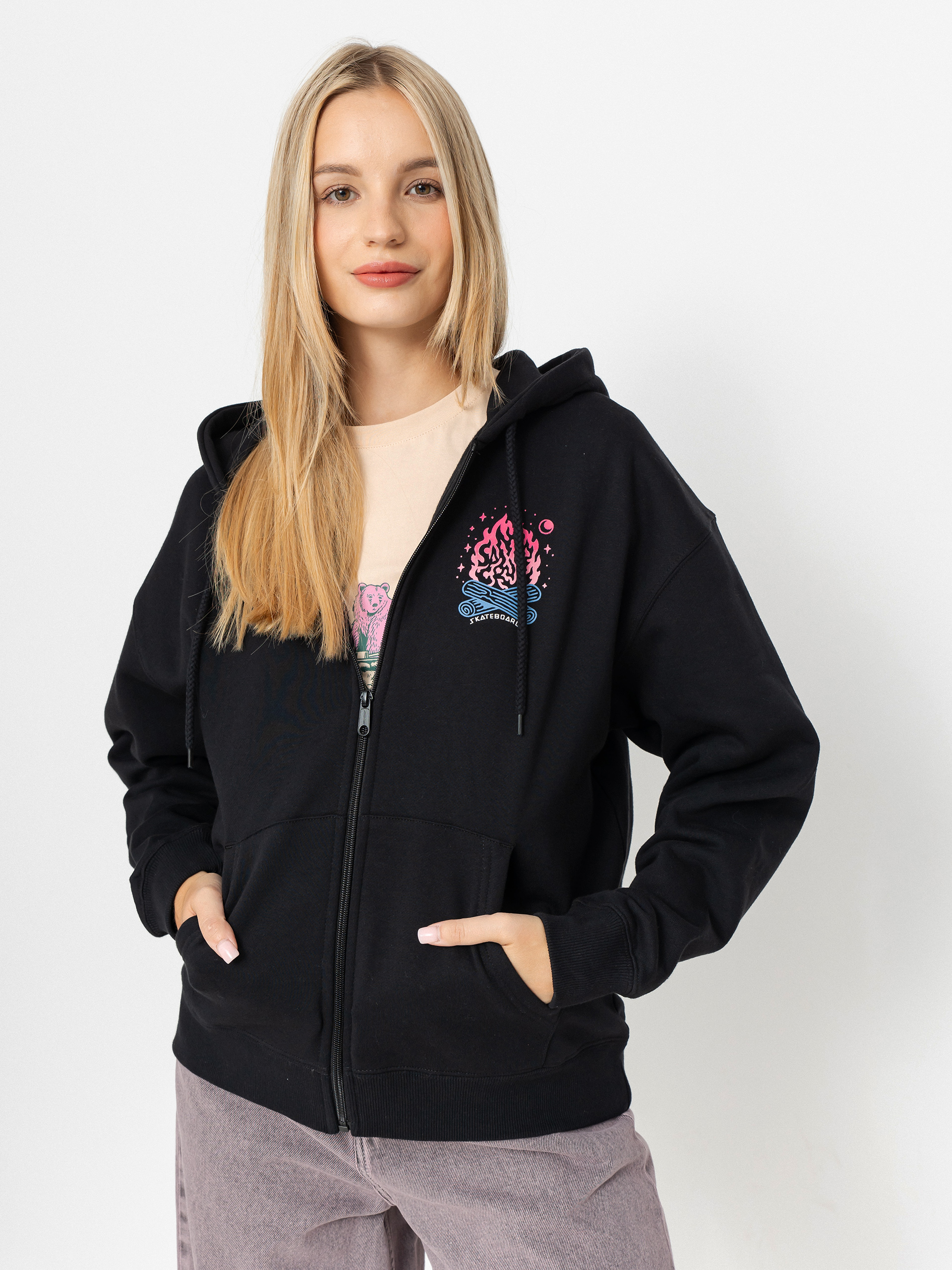 Santa Cruz Starry Campfire ZHD Wmn Hoodie (black)