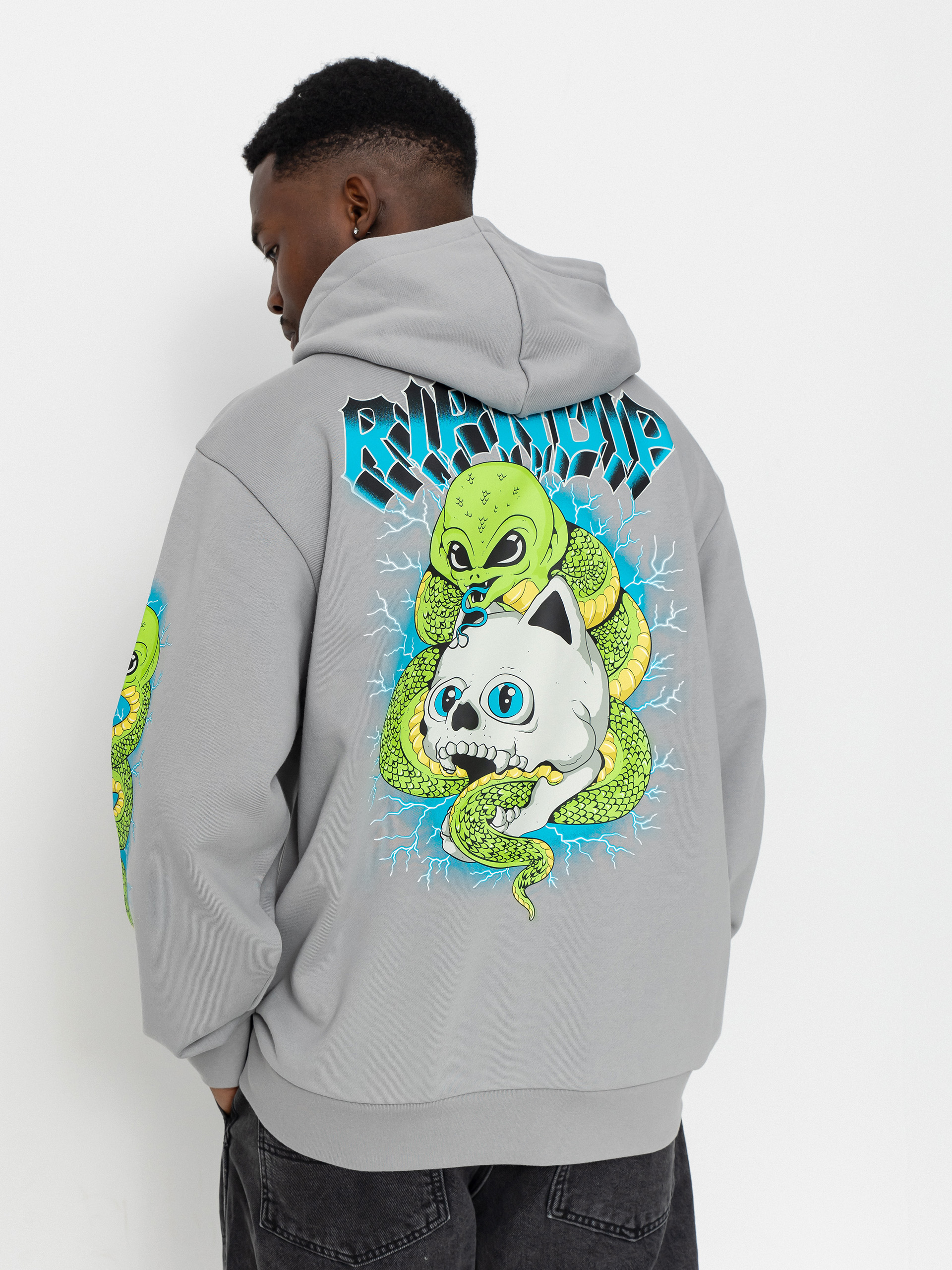 RipNDip Skull And Bones HD Hoodie (charcoal)