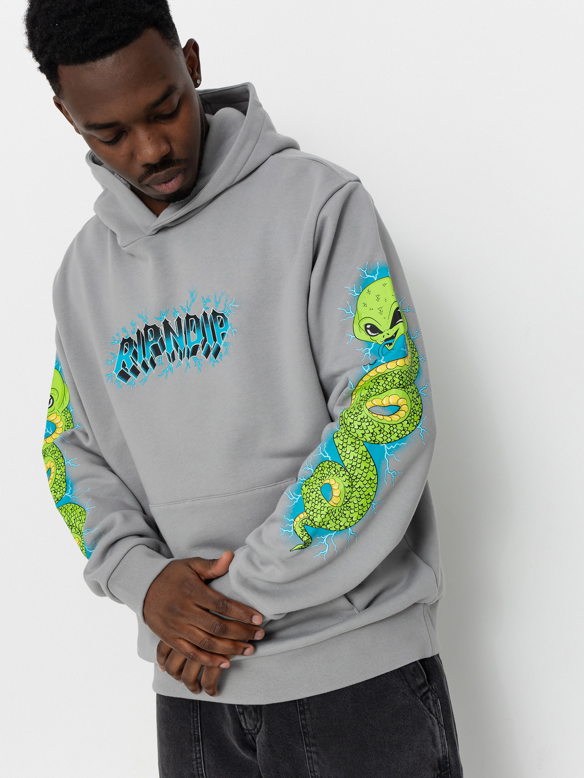 RipNDip Skull And Bones HD Hoodie (charcoal)