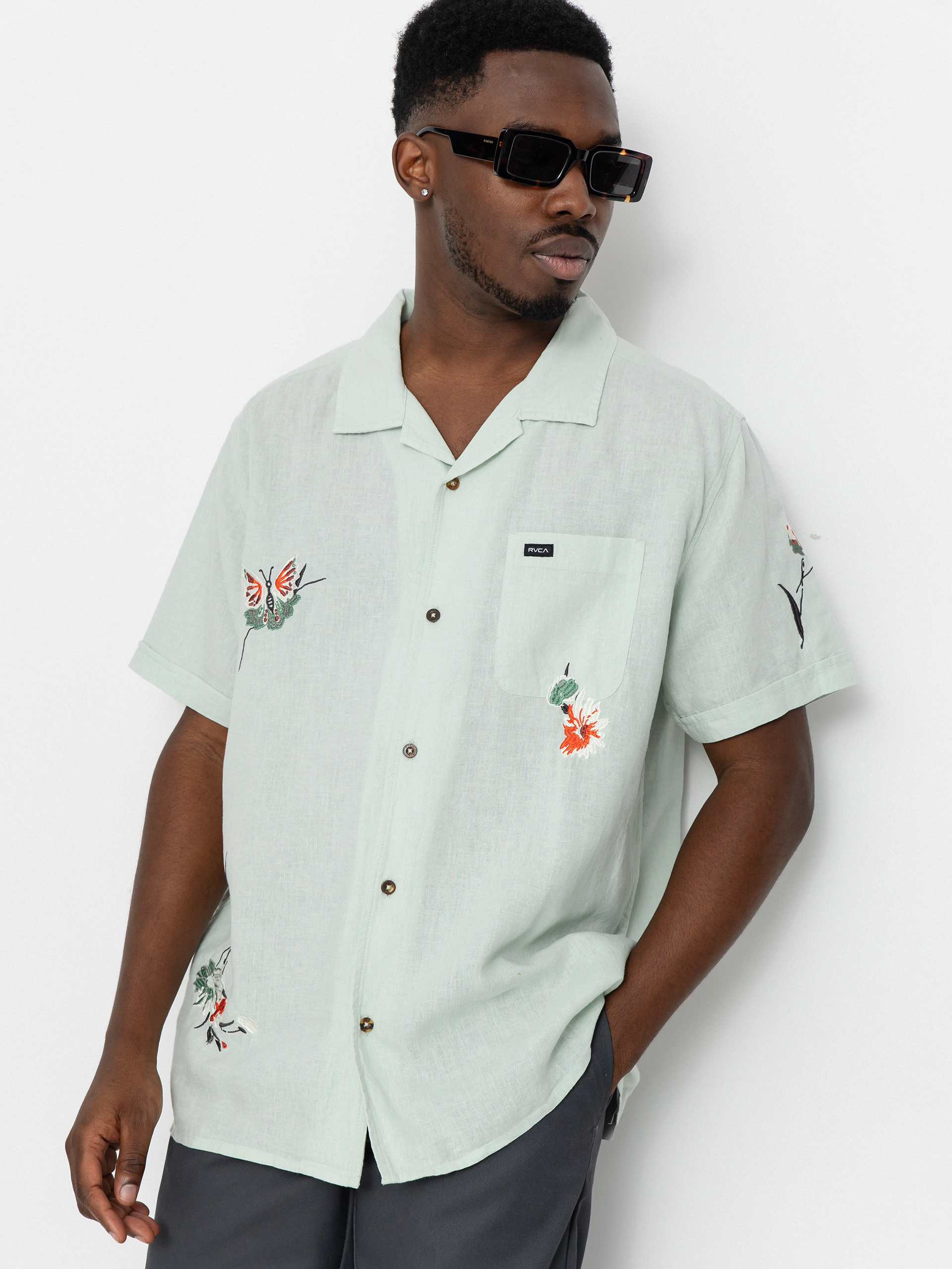 RVCA Nectar Shirt (green tea)