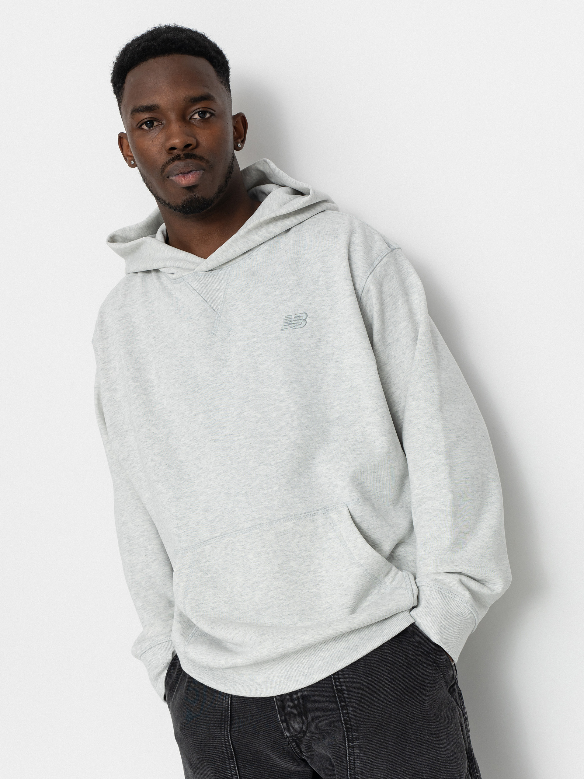 New Balance Atheltics French Terry HD Hoodie - grey (grey)