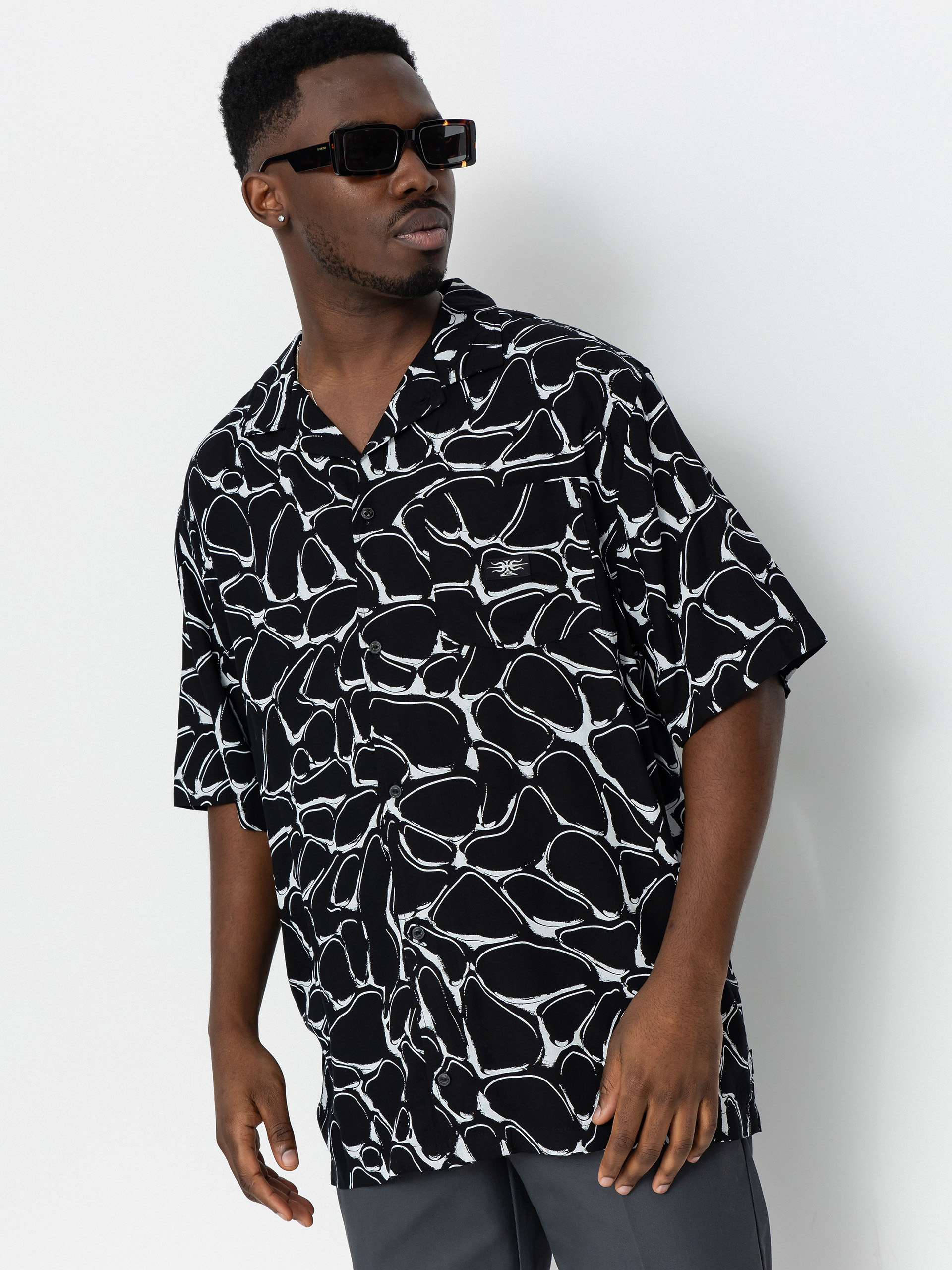 Quiksilver Mercury Chrome Shirt Shirt (black mercury chrome)