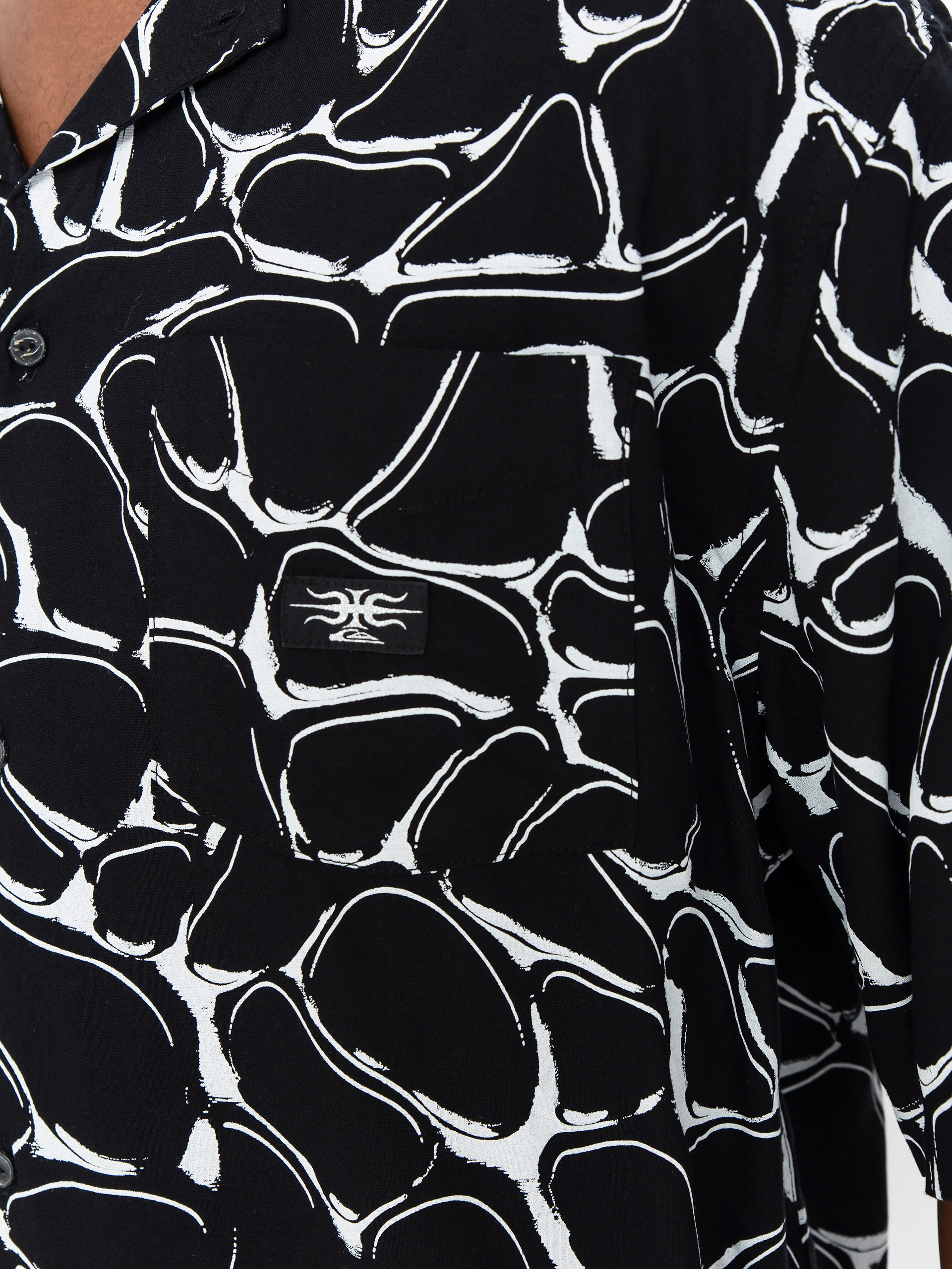 Quiksilver Mercury Chrome Shirt Shirt (black mercury chrome)