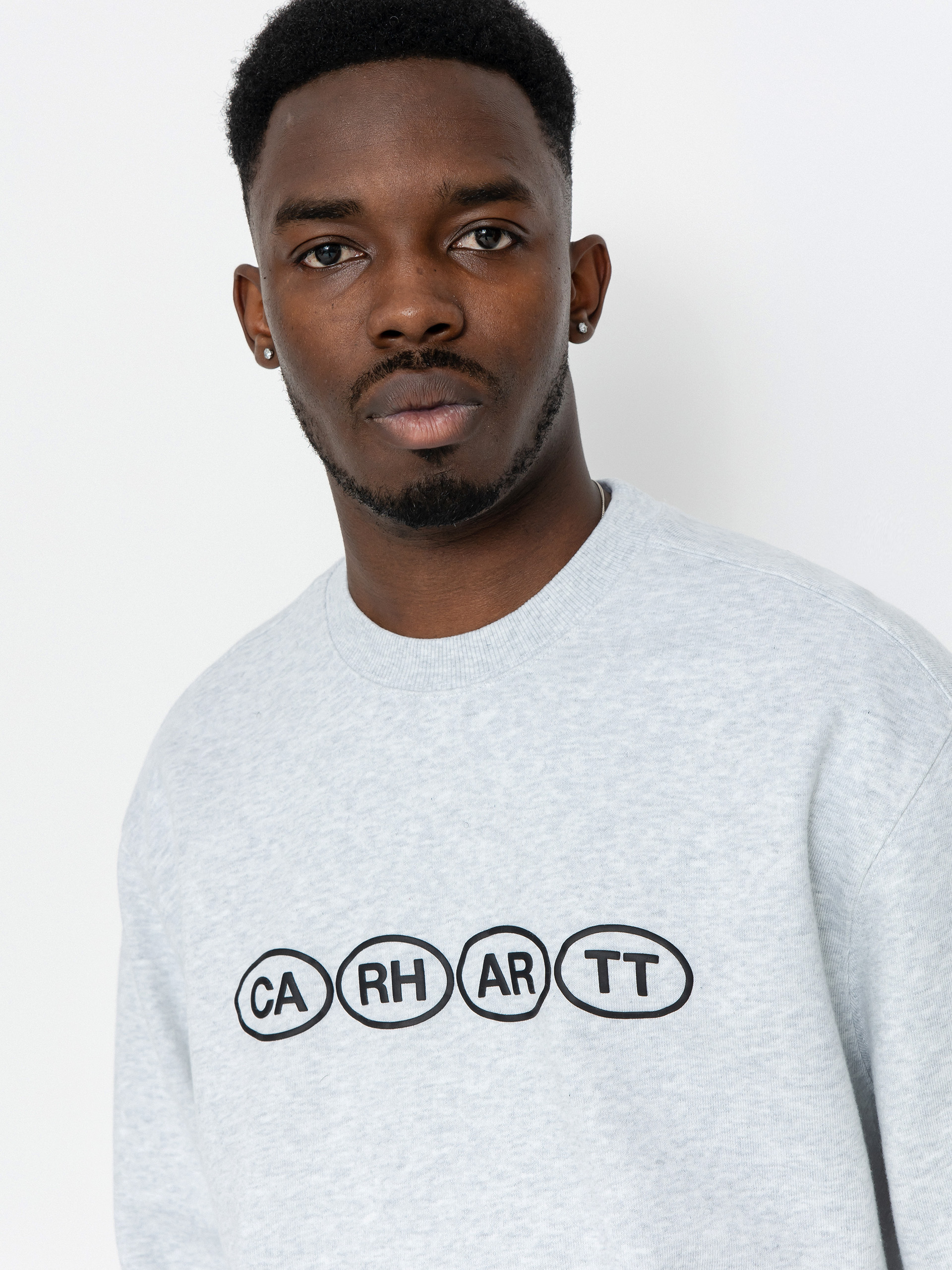 Carhartt WIP Sweatshirt Bumper (ash heather/black)
