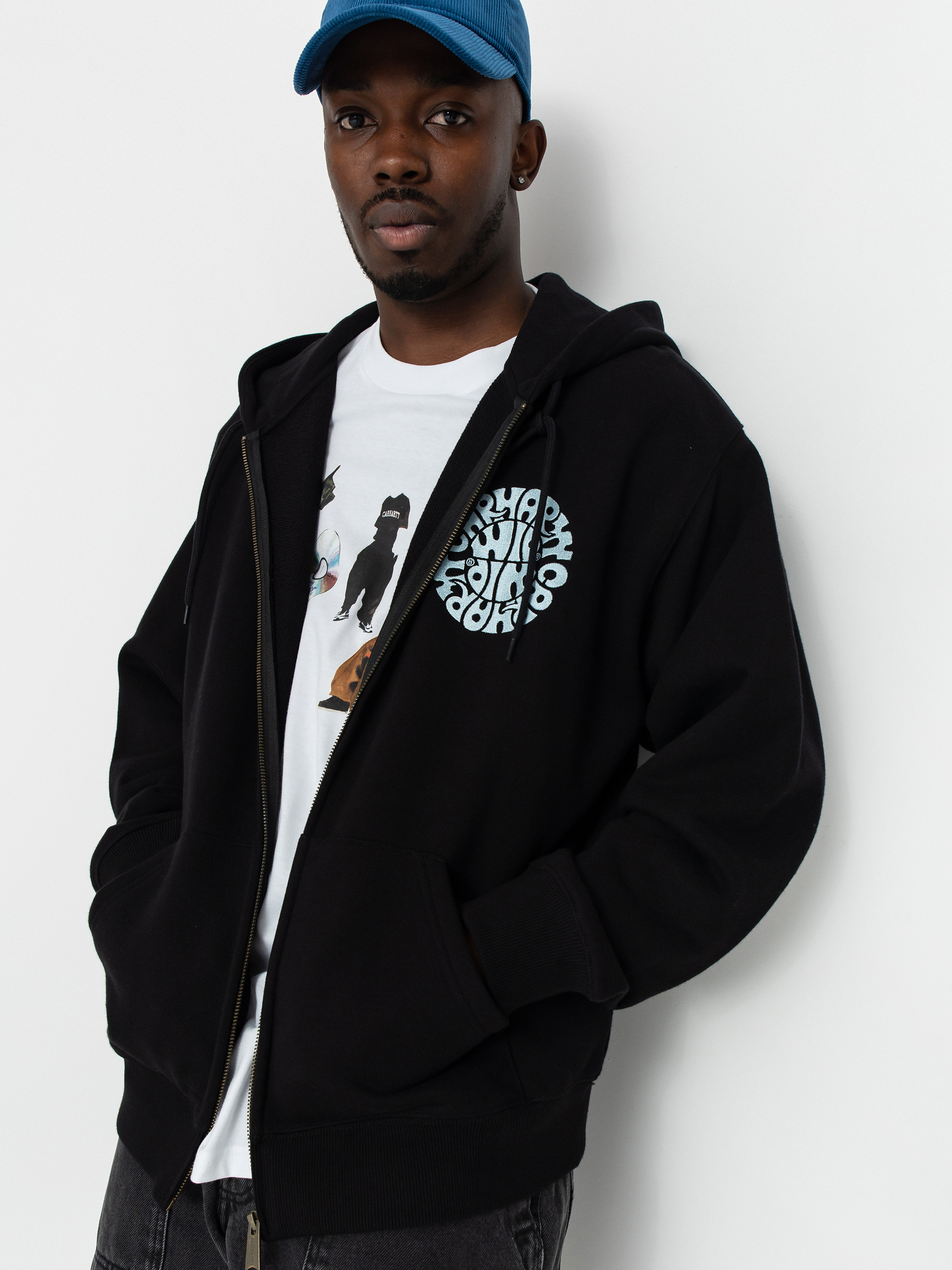 Carhartt WIP Jazzy ZHD Hoodie (black/air sky)