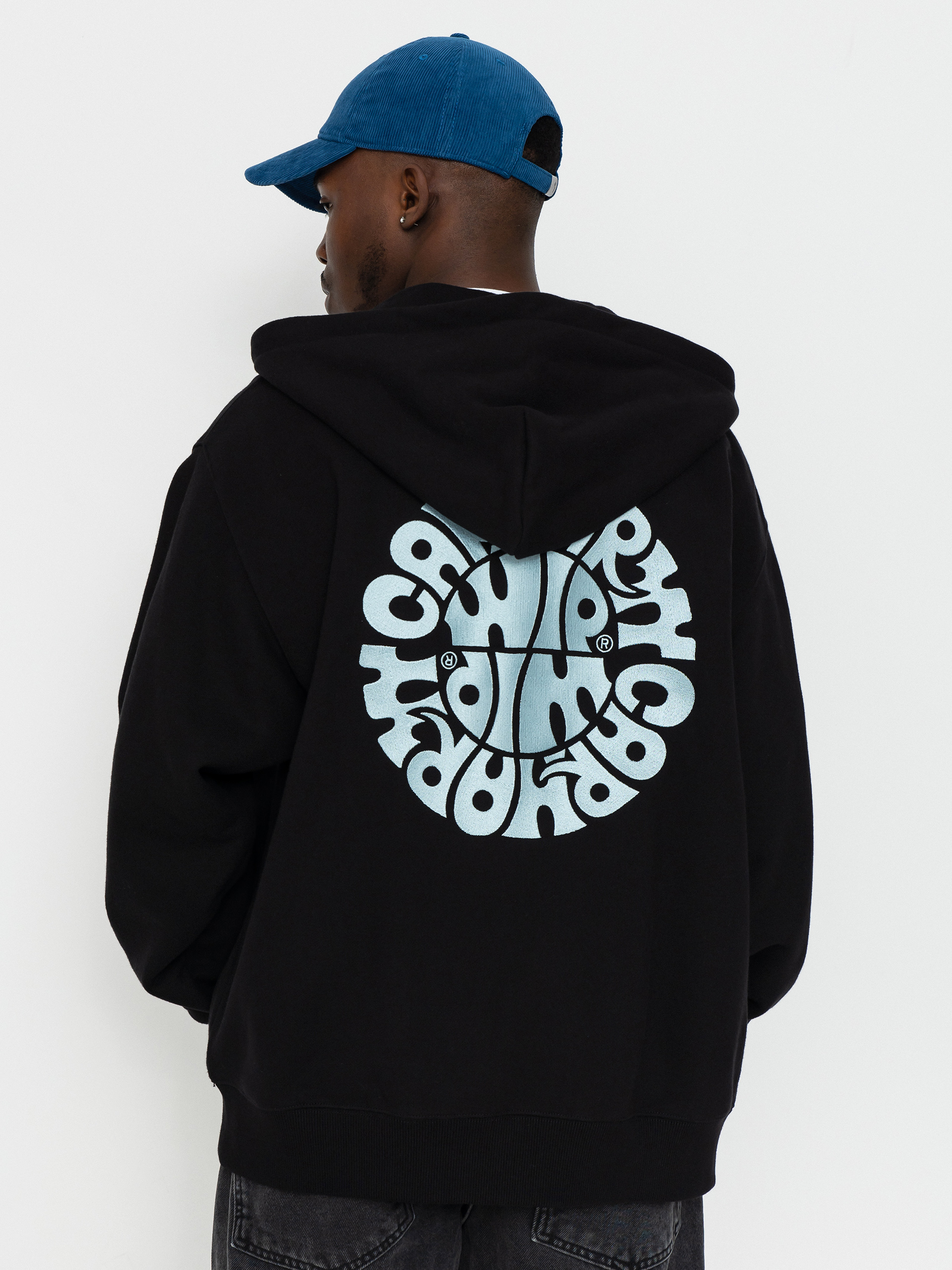 Carhartt WIP Jazzy ZHD Hoodie - black (black/air sky)