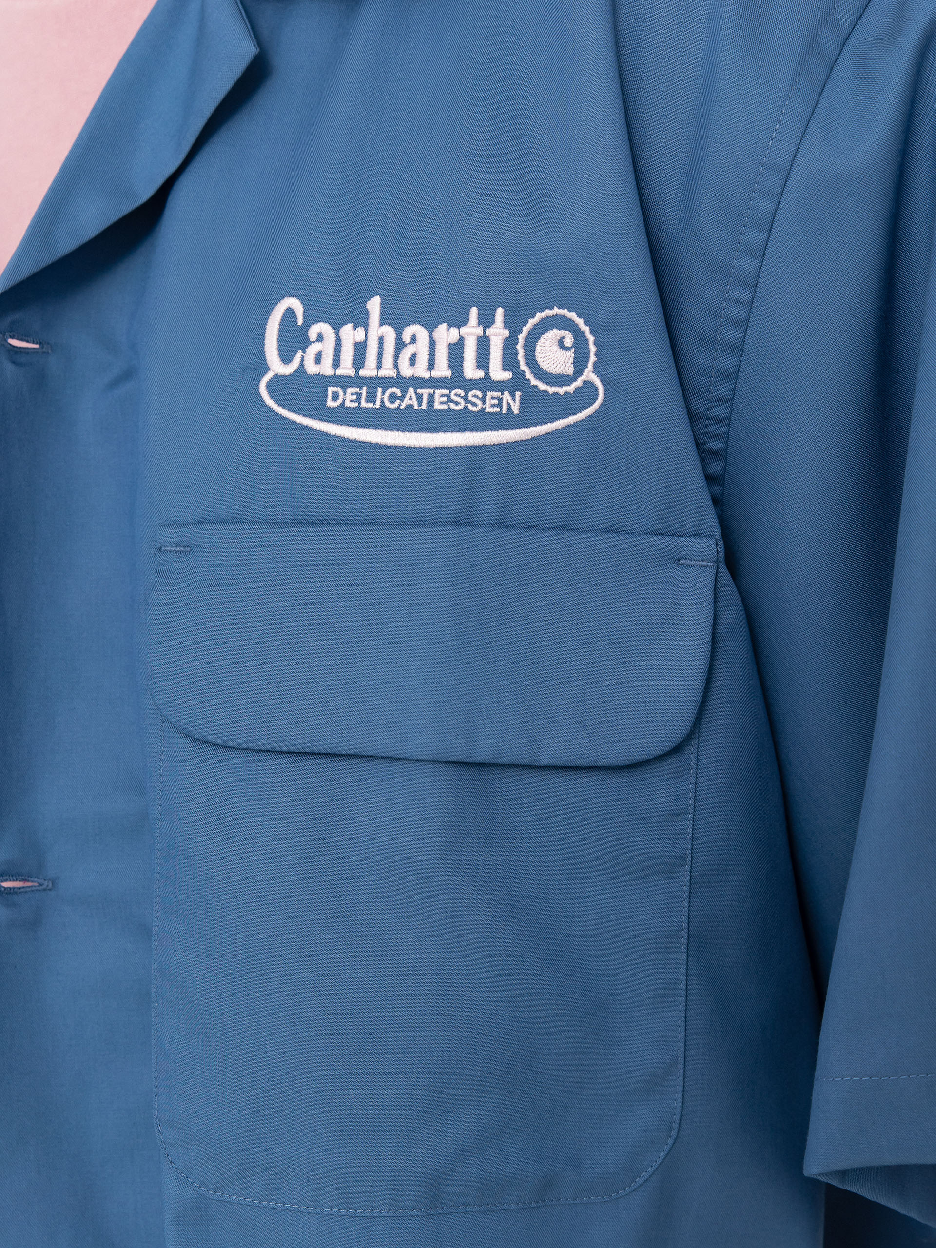 Carhartt WIP Shirt Deli (blue iris/air pink)