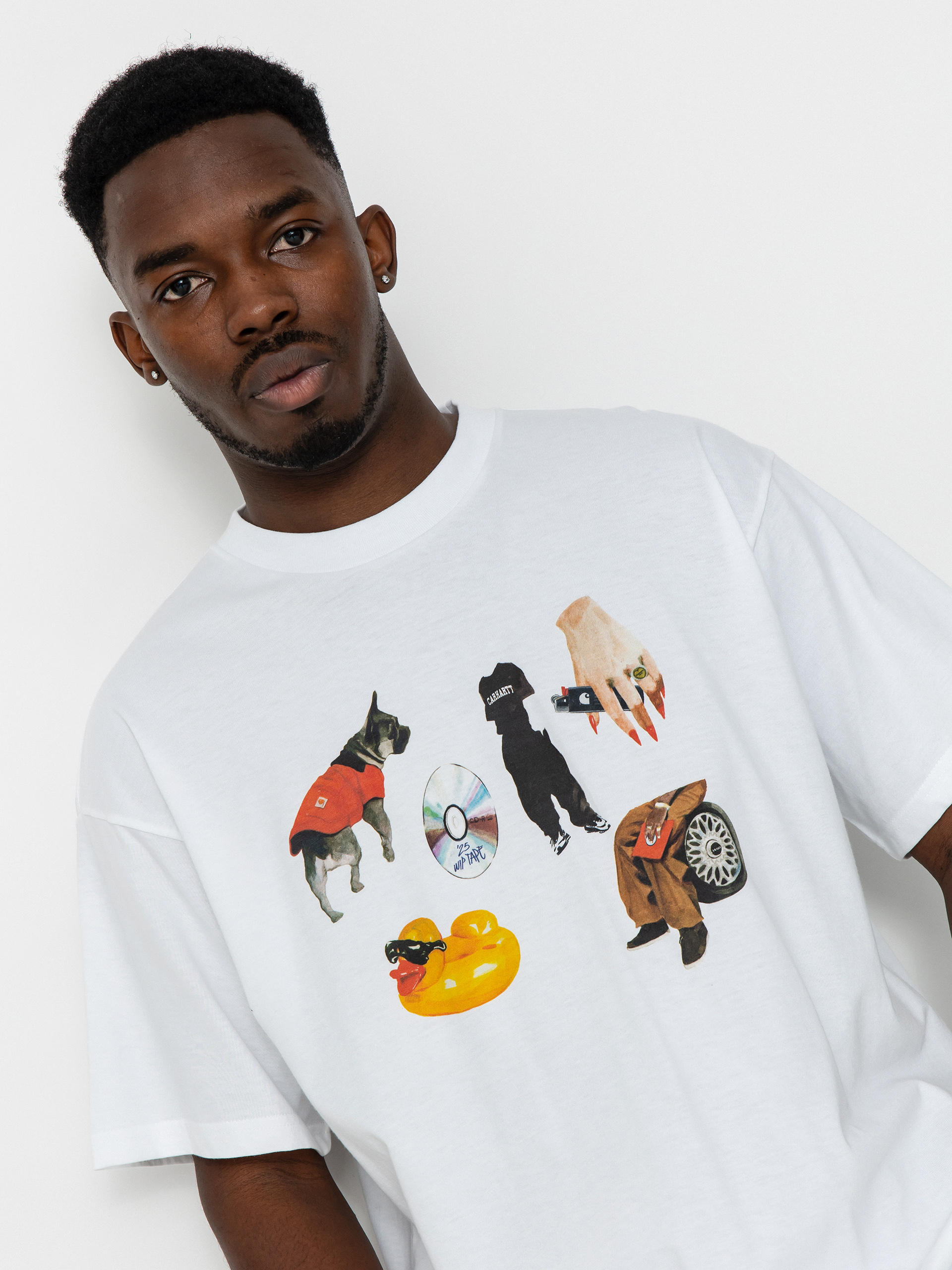 Carhartt WIP Jacob Rochester T-Shirt (white)