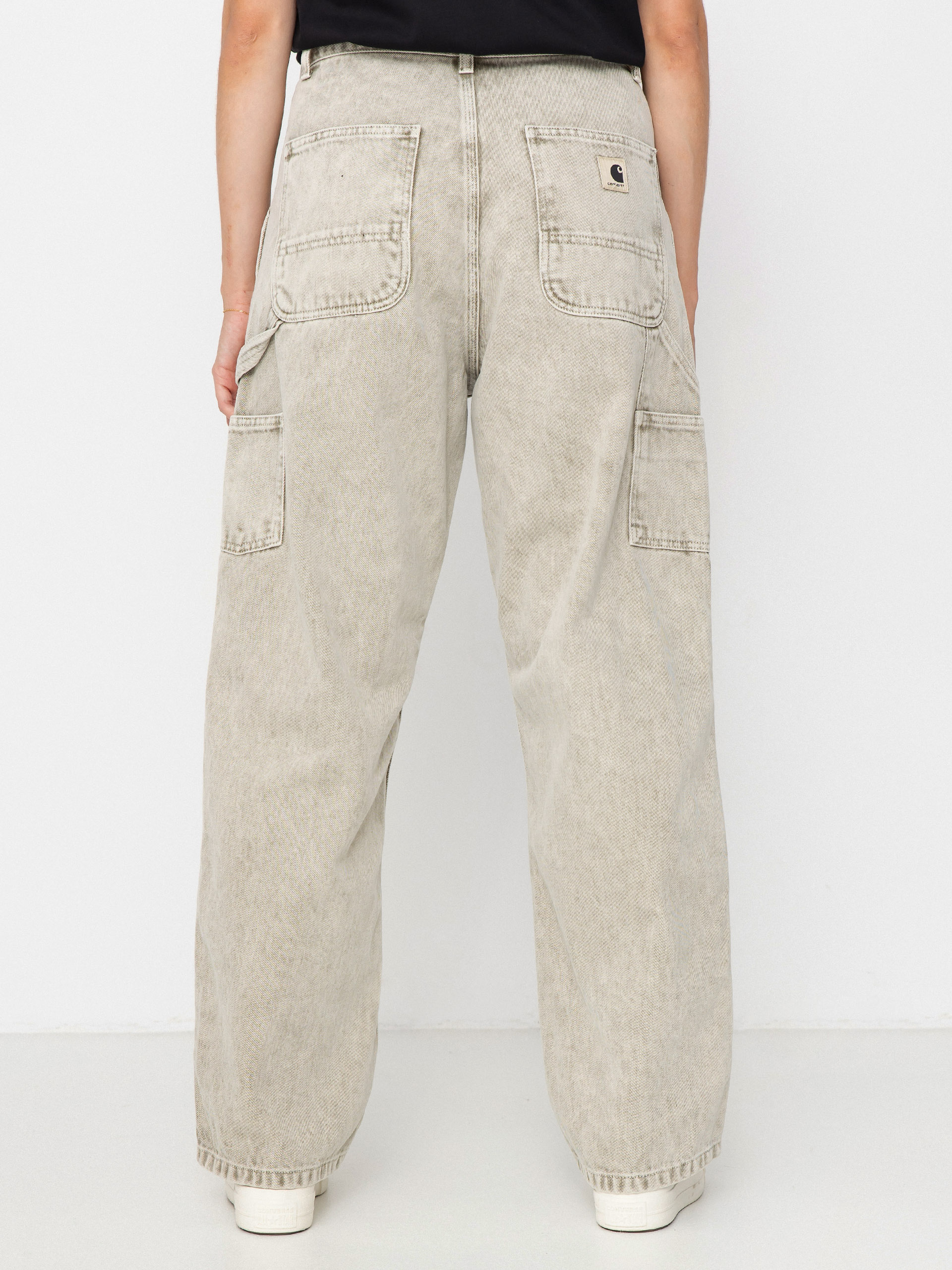 Carhartt WIP Brandon Double Knee Wmn Pants (opuntia/chalk wash)