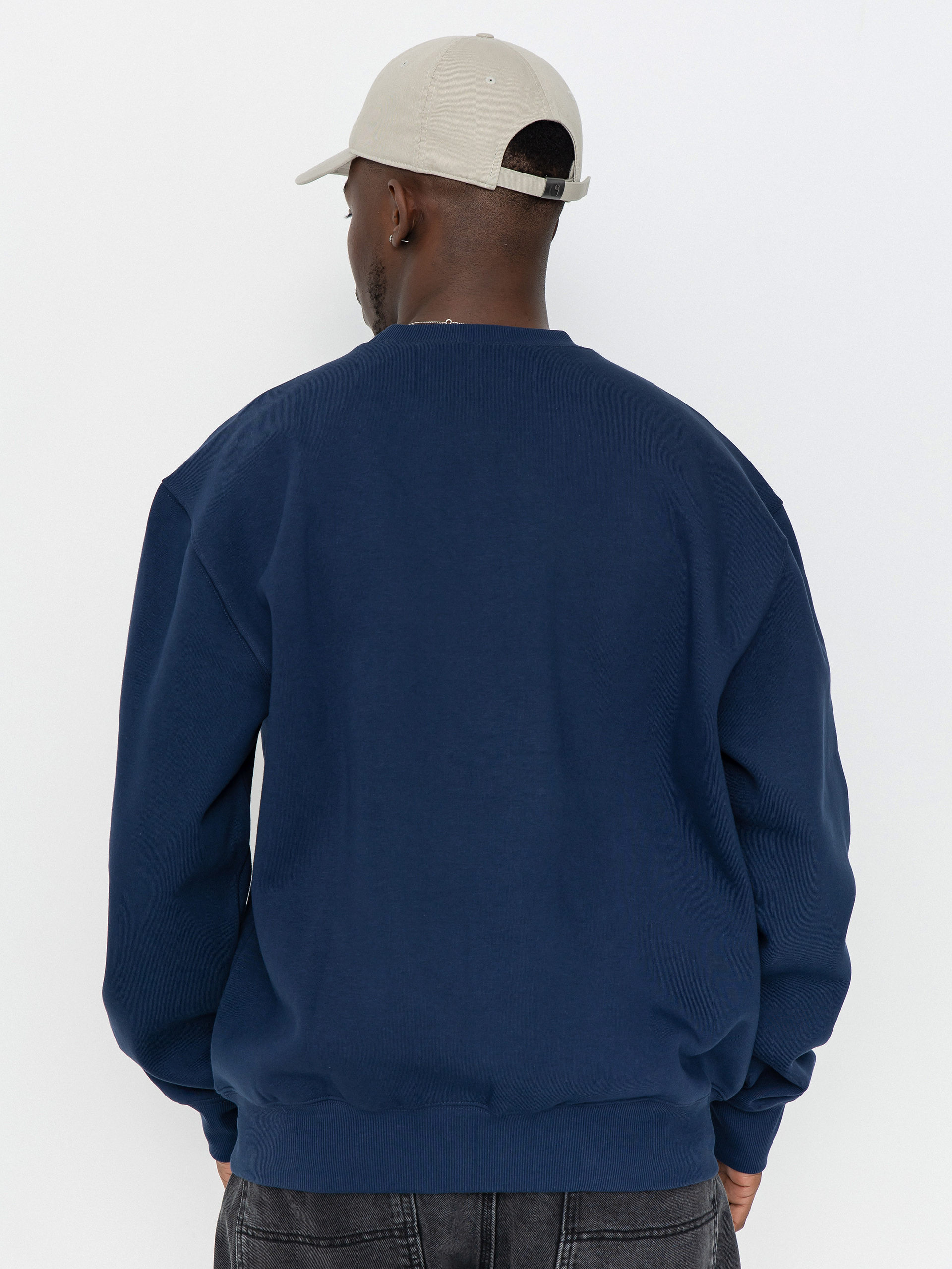 Carhartt WIP Masterpiece Sweatshirt (air force blue/dusty h brown)