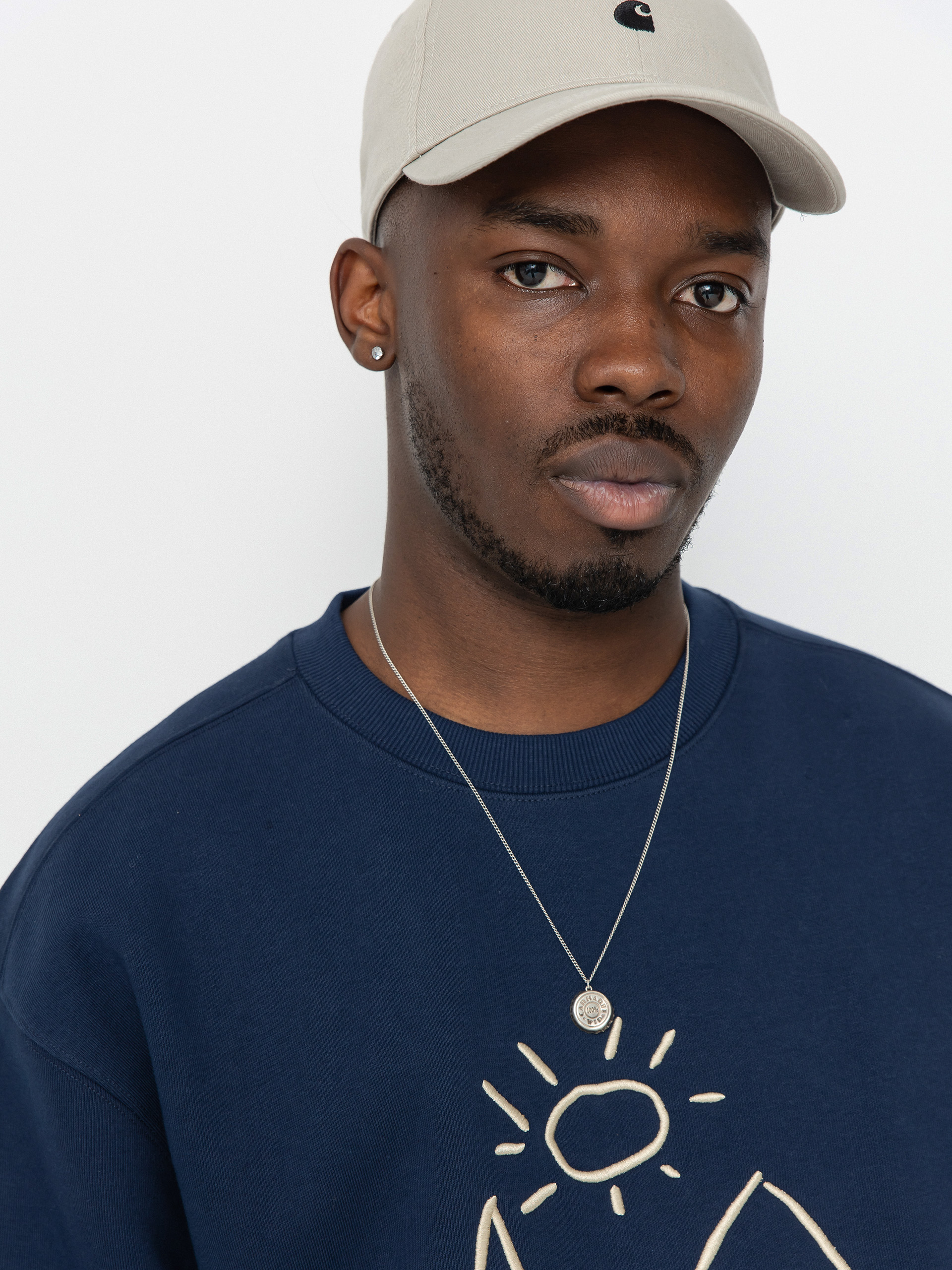 Carhartt WIP Masterpiece Sweatshirt (air force blue/dusty h brown)