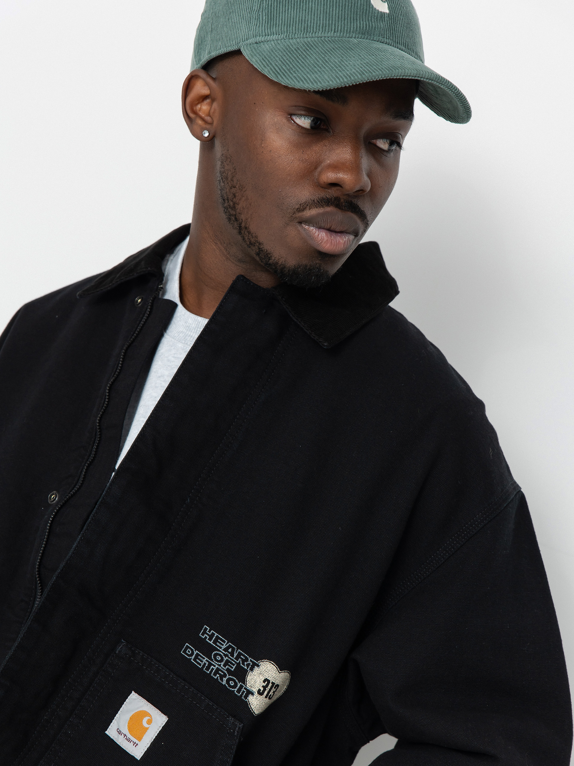 Carhartt WIP OG Arcan Graphic Jacket (black/black/heavy stone wash)