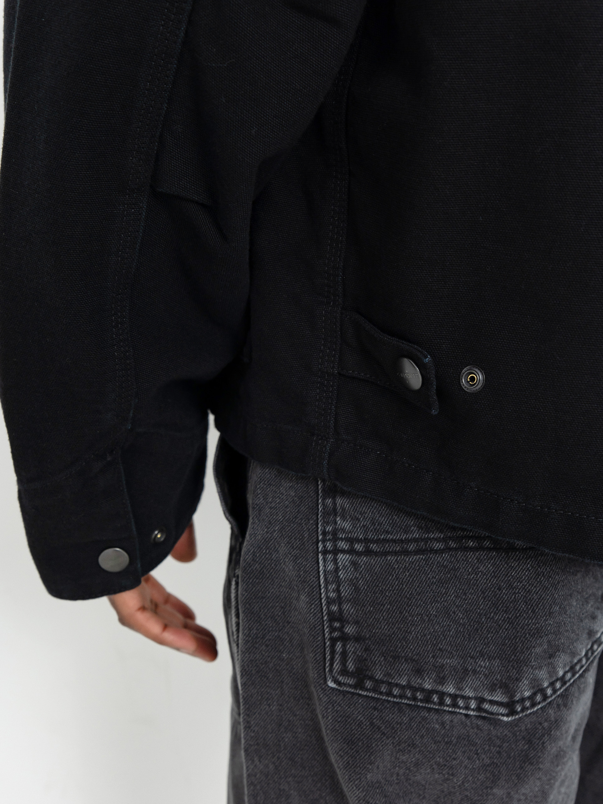 Carhartt WIP OG Arcan Graphic Jacket (black/black/heavy stone wash)